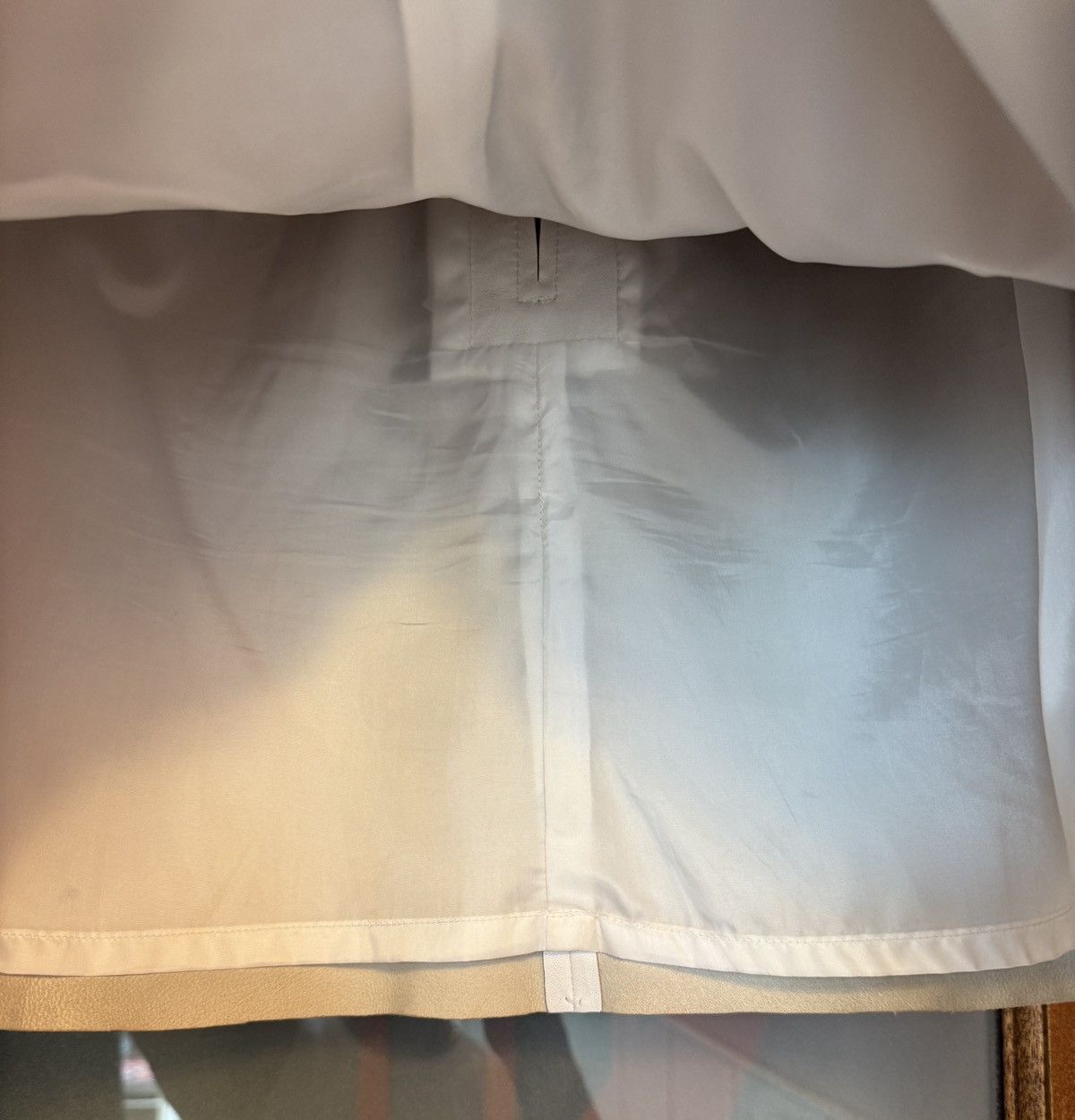 French Connection French Connection Lamb Leather Lined Off White Mini Skirt Size 28" / US 6 / IT 42 - 5 Thumbnail