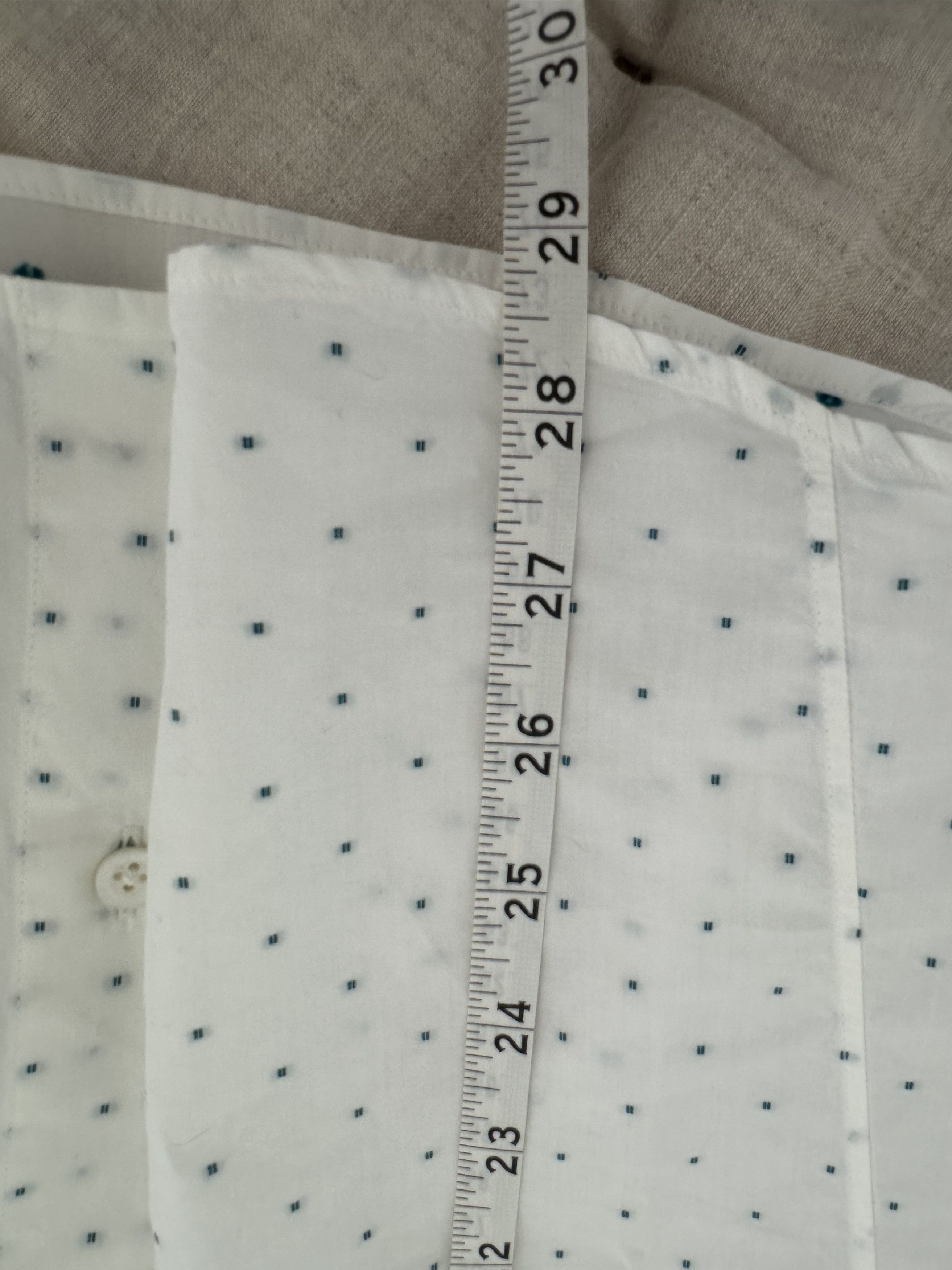 Jil Sander Jil Sander Polka Dot Embroidered Button Up Shirt Size US M / EU 48-50 / 2 - 8 Thumbnail