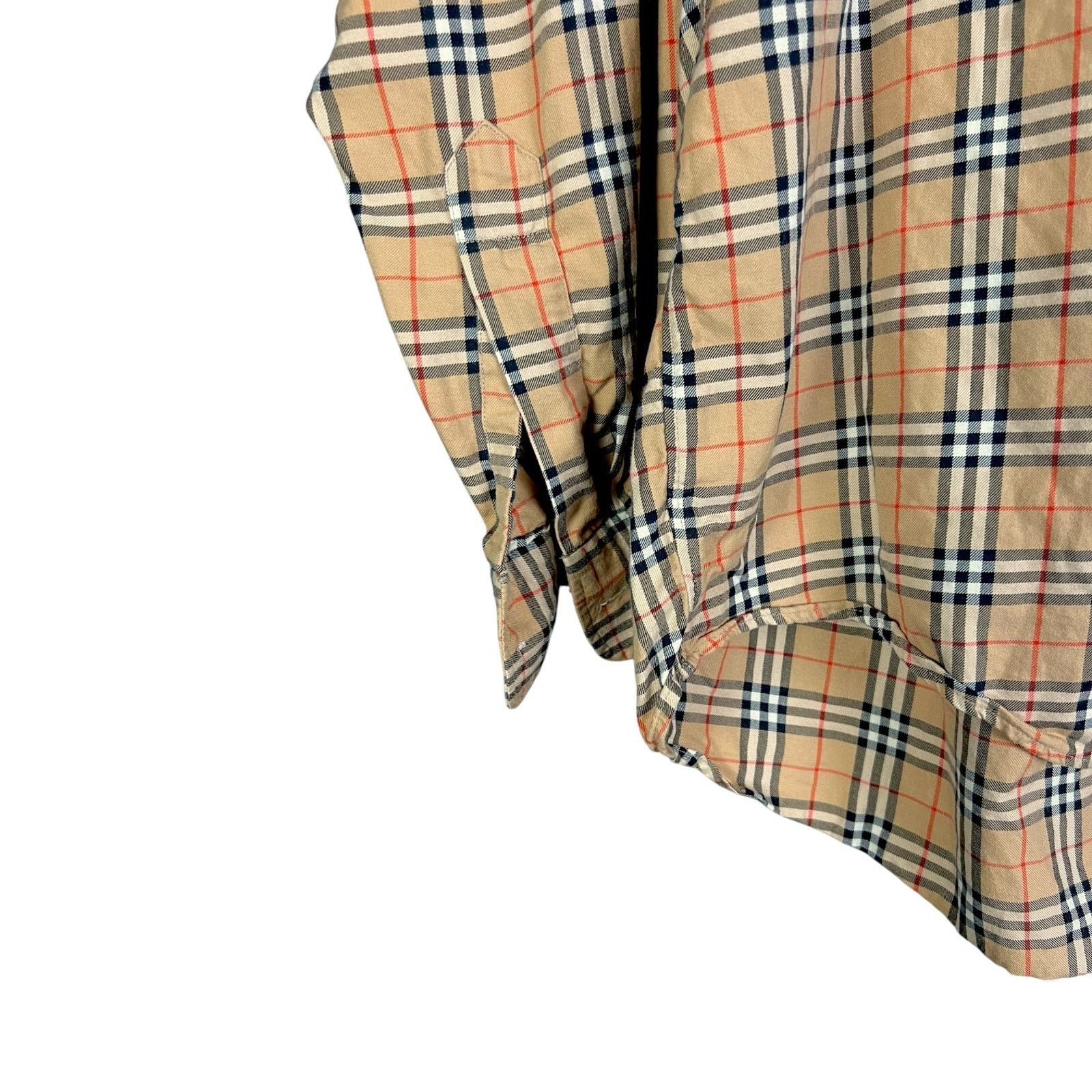 Burberry Burberry London Mens XXL Nova Check Button Down $690 Luxury Size US XL / EU 56 / 4 - 3 Thumbnail