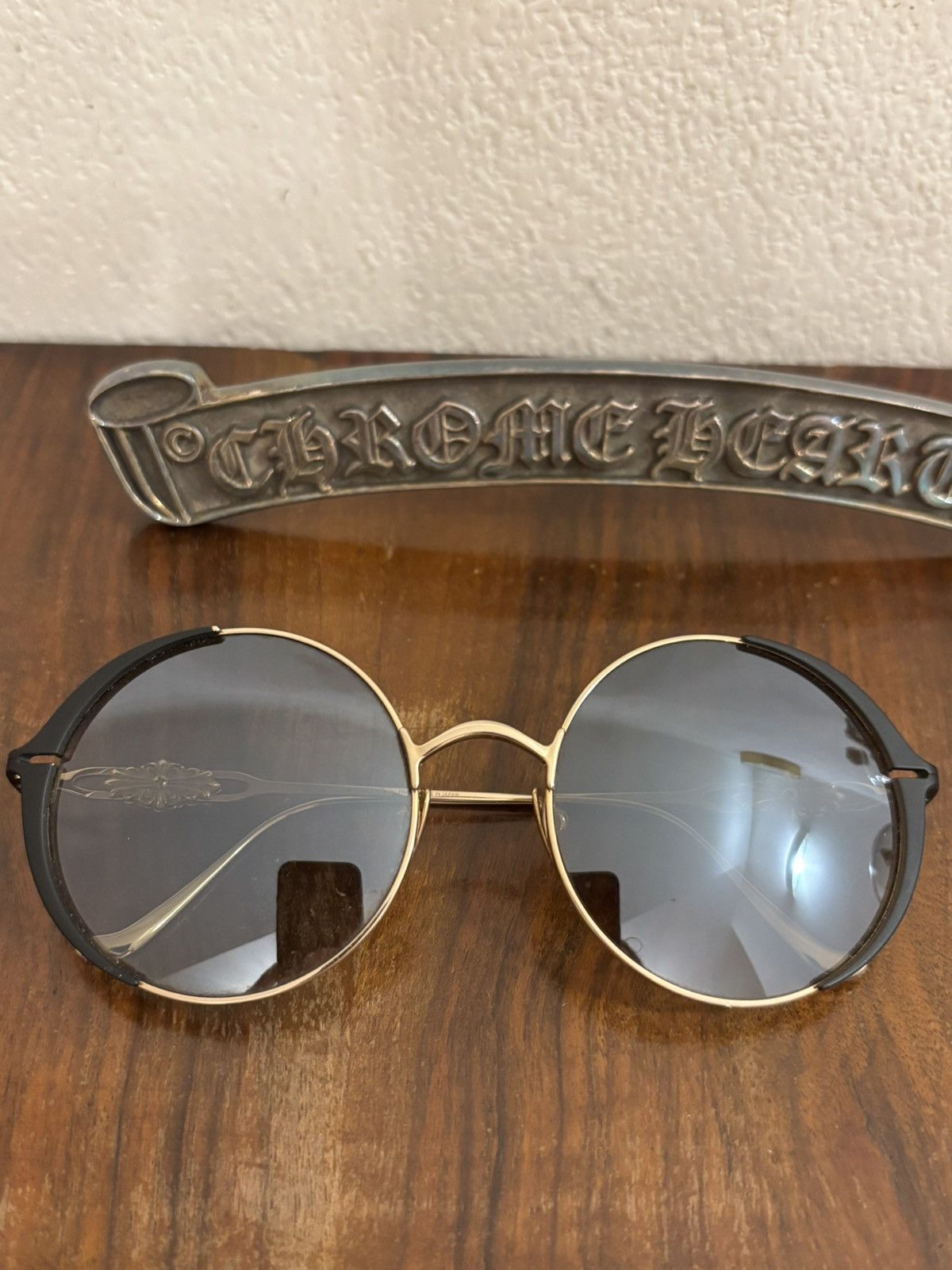 Chrome Hearts Gold sunglasses Oralie Size ONE SIZE - 6 Thumbnail