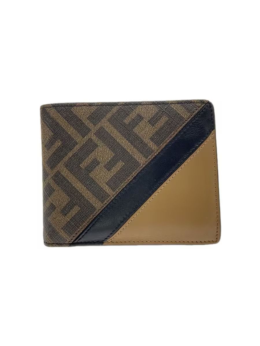 Fendi Fendi Leather Bi-Fold Wallet Brown Size ONE SIZE - 1 Thumbnail