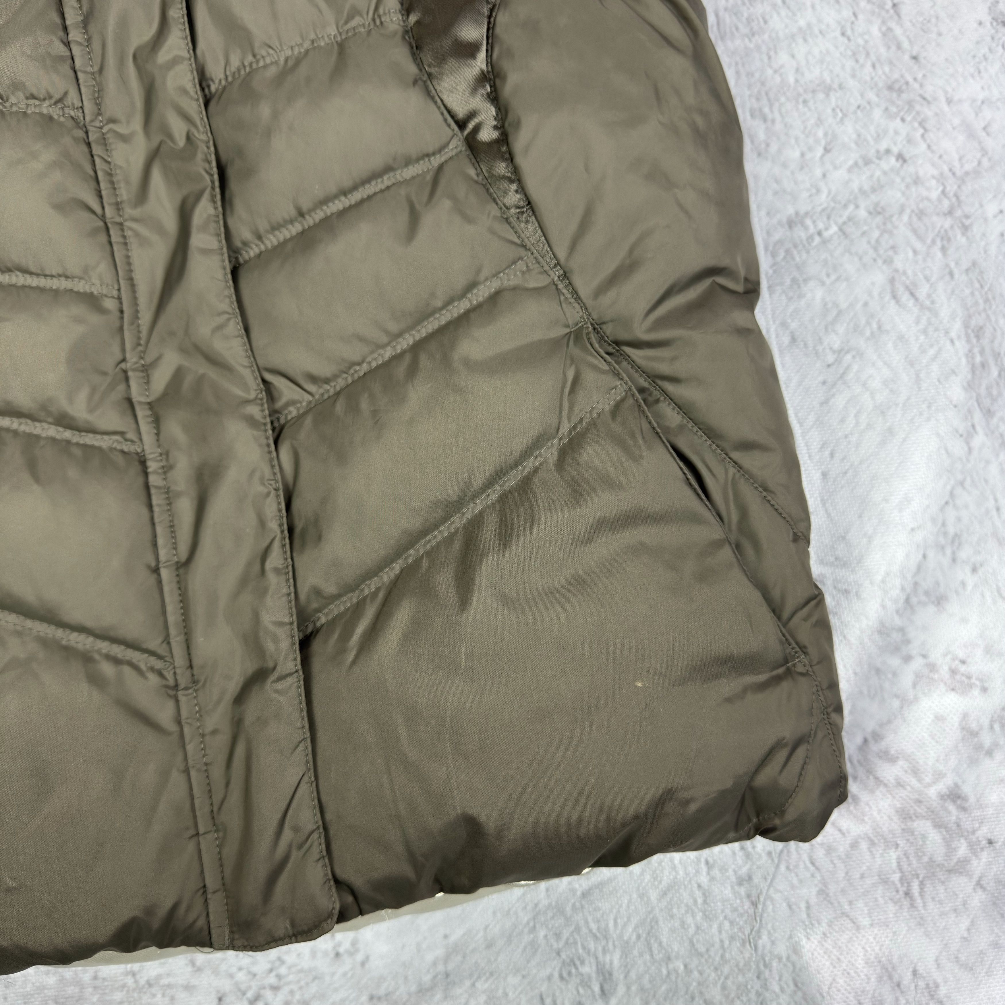 Nike Nike Women's Olive Green Full Zip Reversible Puffer Vest S Size S / US 4 / IT 40 - 5 Thumbnail