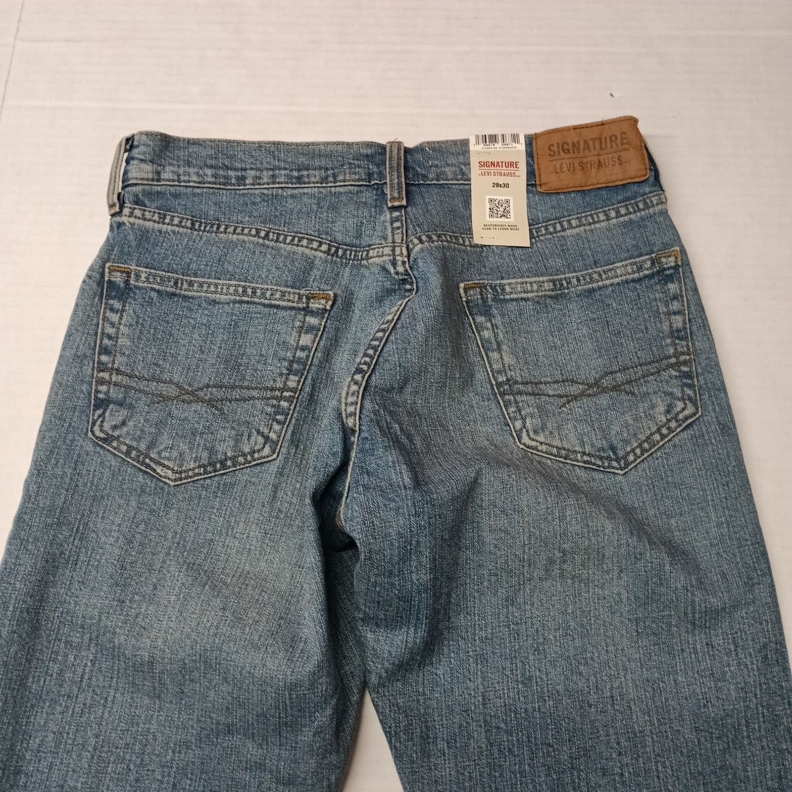 Levi's Signature by Levi Strauss Bootcut Jeans Men's 29x30 Blue Size US 29 - 8 Thumbnail