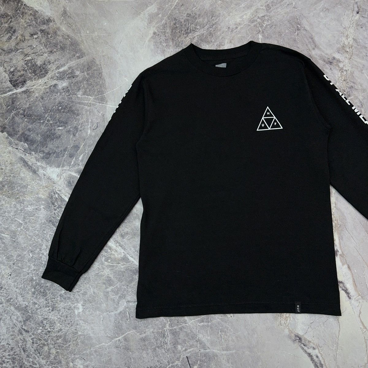 Huf Huf Longsleeve T shirt Skater Sk8 Streetwear Black 90s S Size US S / EU 44-46 / 1 - 13 Thumbnail