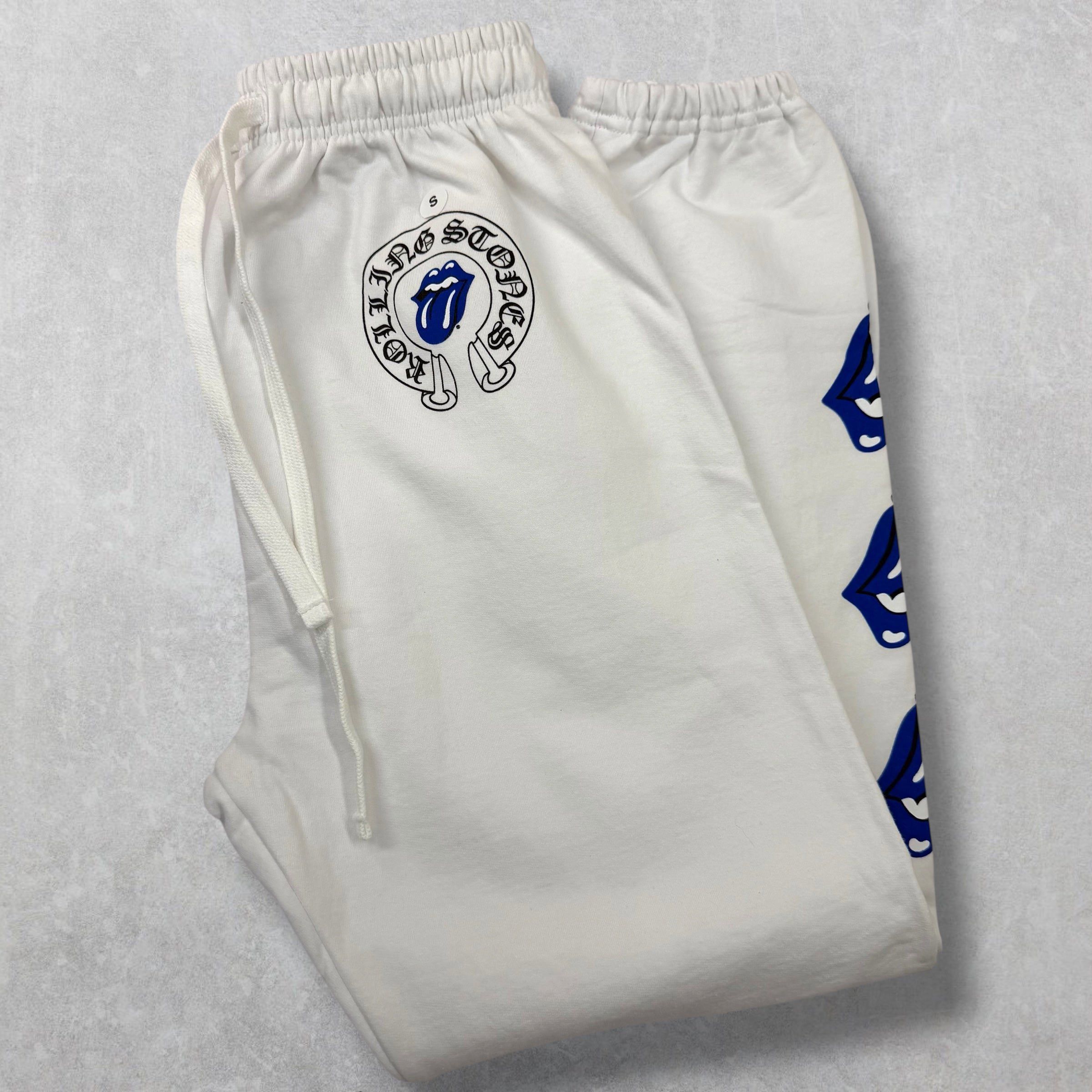 Chrome Hearts Chrome Hearts Rolling Stones Blue Lip Sweats Small Size US 28 / EU 44 - 1 Thumbnail
