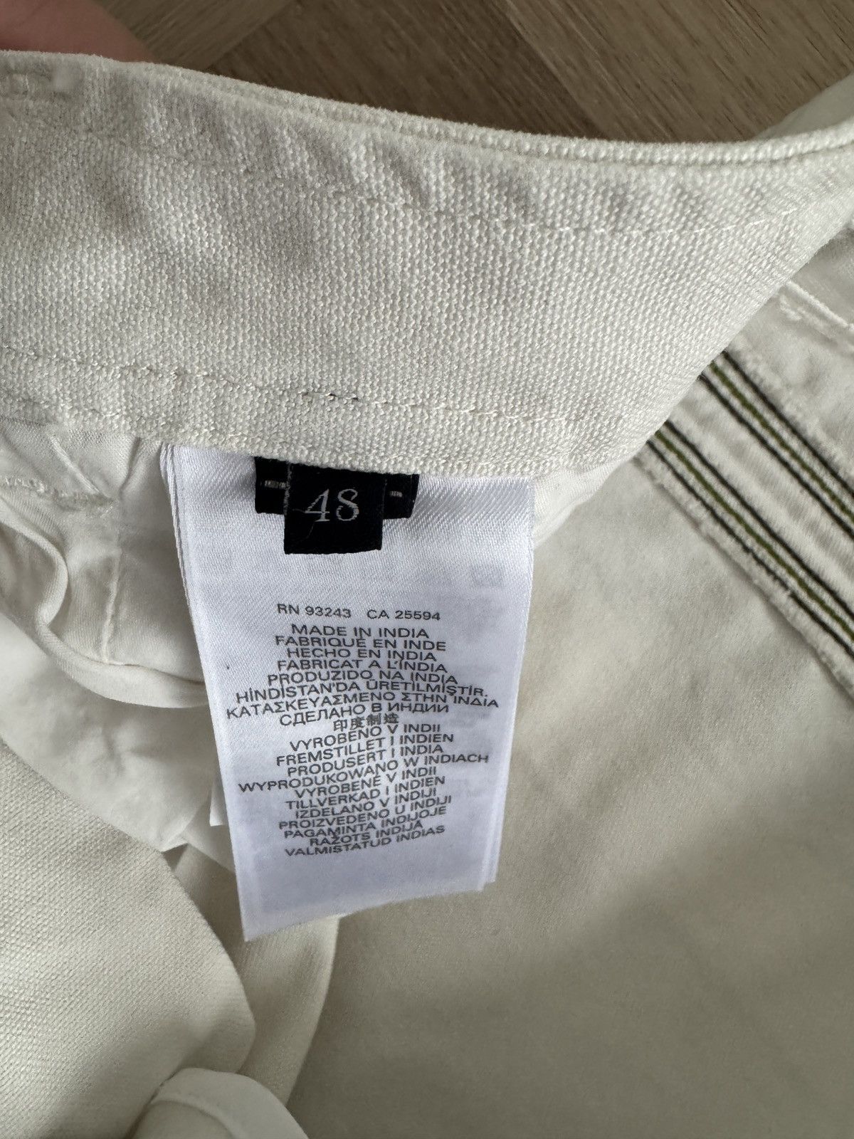 Diesel Diesel White Work Pants with Camo Details Size US 32 / EU 48 - 3 Thumbnail
