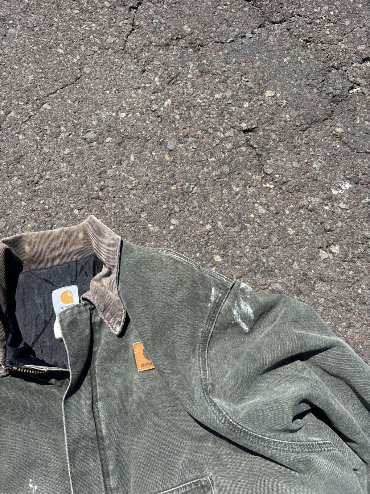 Carhartt J22 MOS Carhartt Big Logo Arctic/Chore Jacket Size US XXL / EU 58 / 5 - 8 Thumbnail