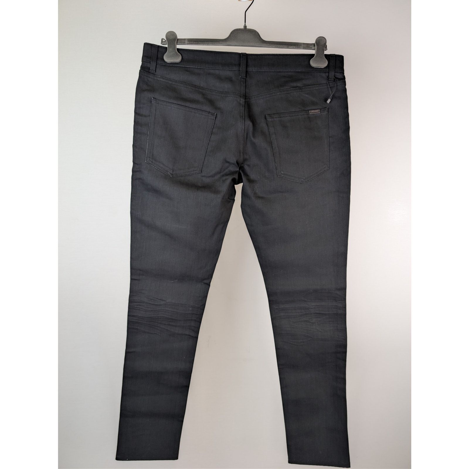 Saint Laurent Paris o1rshd1 Q:2 / Slim Fit Jean Denim in Black Size US 36 / EU 52 - 9 Thumbnail