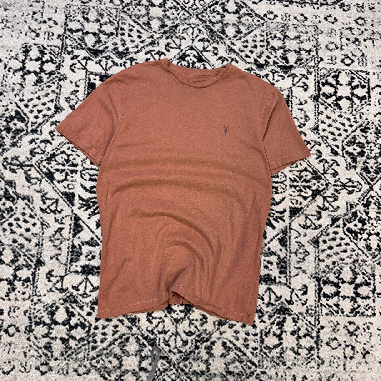 Allsaints × Vintage Vintage All Saints Unisex Rust Cotton T-Shirt Size S Y2K 90s Size US S / EU 44-46 / 1 - 1 Thumbnail