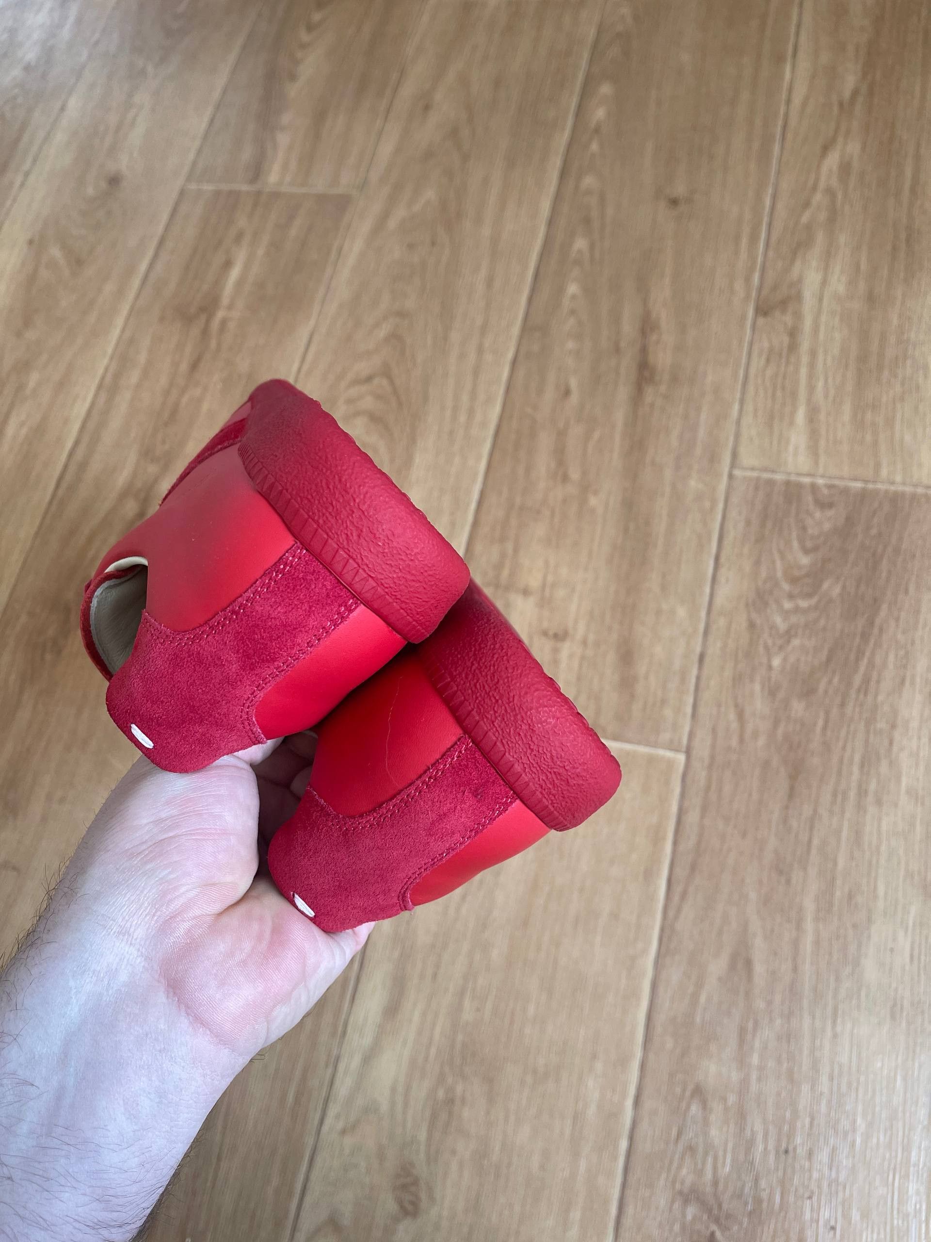 Maison Margiela Maison Martin Margiela MMM Low tTop Replica Red Sneaers Sz42 Size US 9 / EU 42 - 20 Thumbnail
