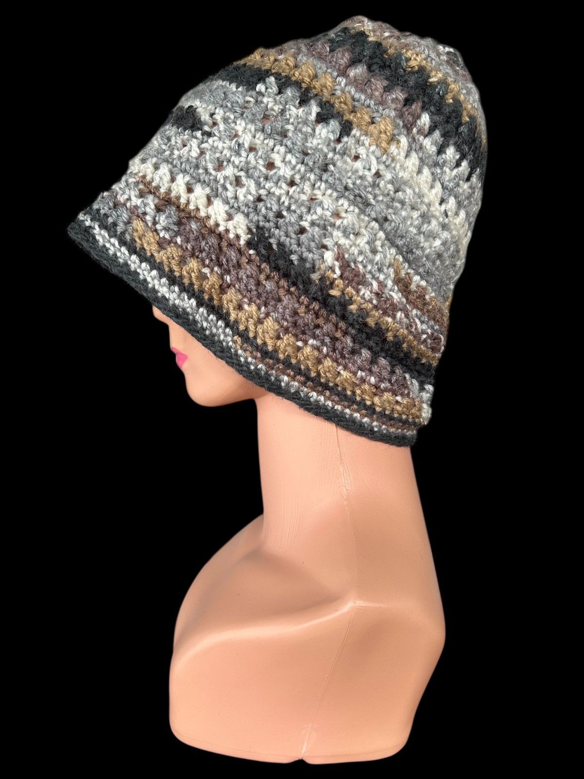 Japanese Brand × Kapital × Vintage Crochet Knitted Handmade Hats Size ONE SIZE - 1 Thumbnail