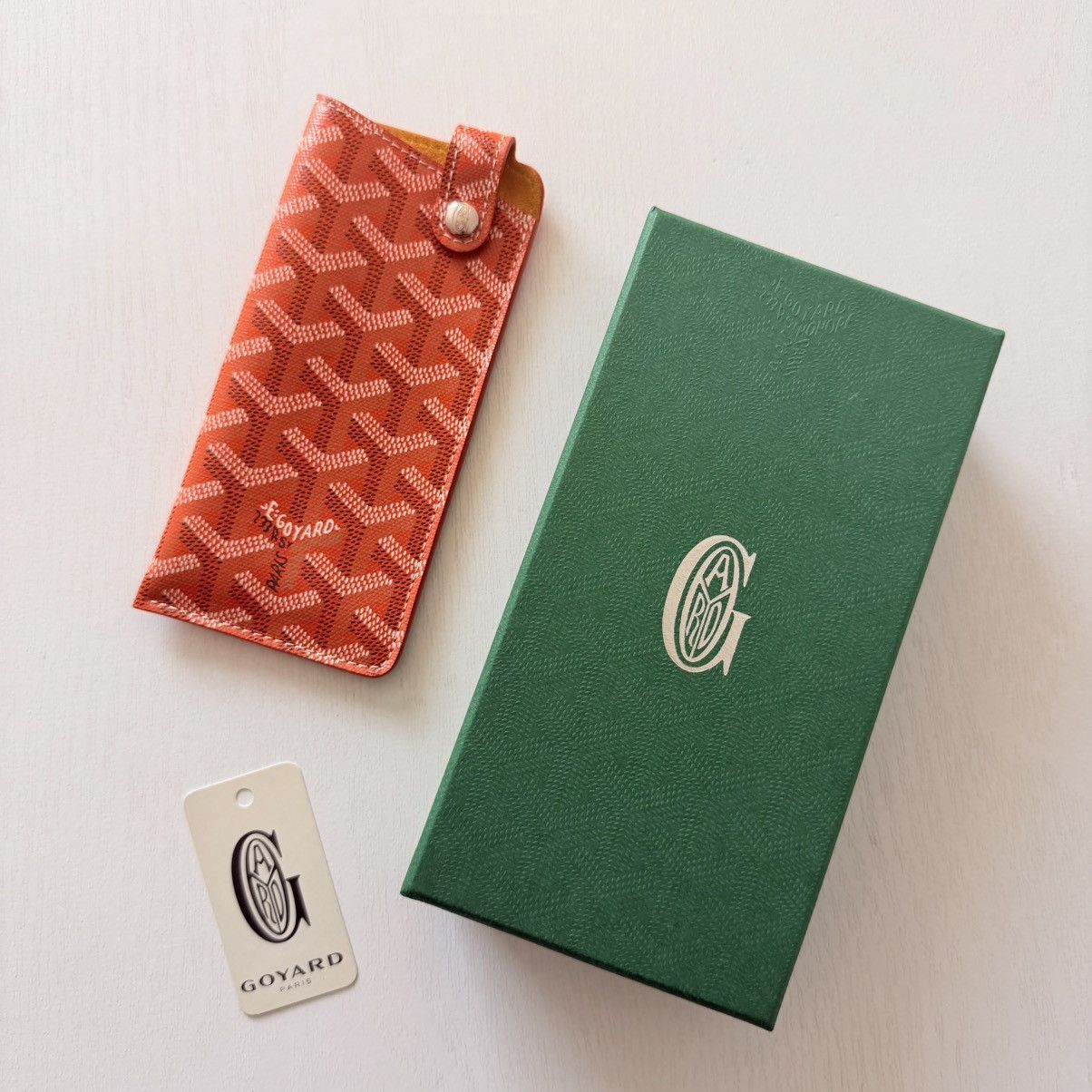 Goyard Goyard Sunglass Case 100% Authentic RARE Orange Sunglasses Size ONE SIZE - 1 Thumbnail