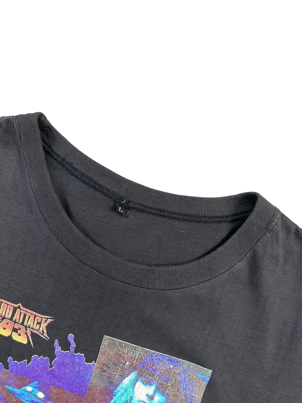 Band Tees × Vintage Vintage 1993 Poison Hard Attack Tour Promo Tee Size US L / EU 52-54 / 3 - 4 Thumbnail