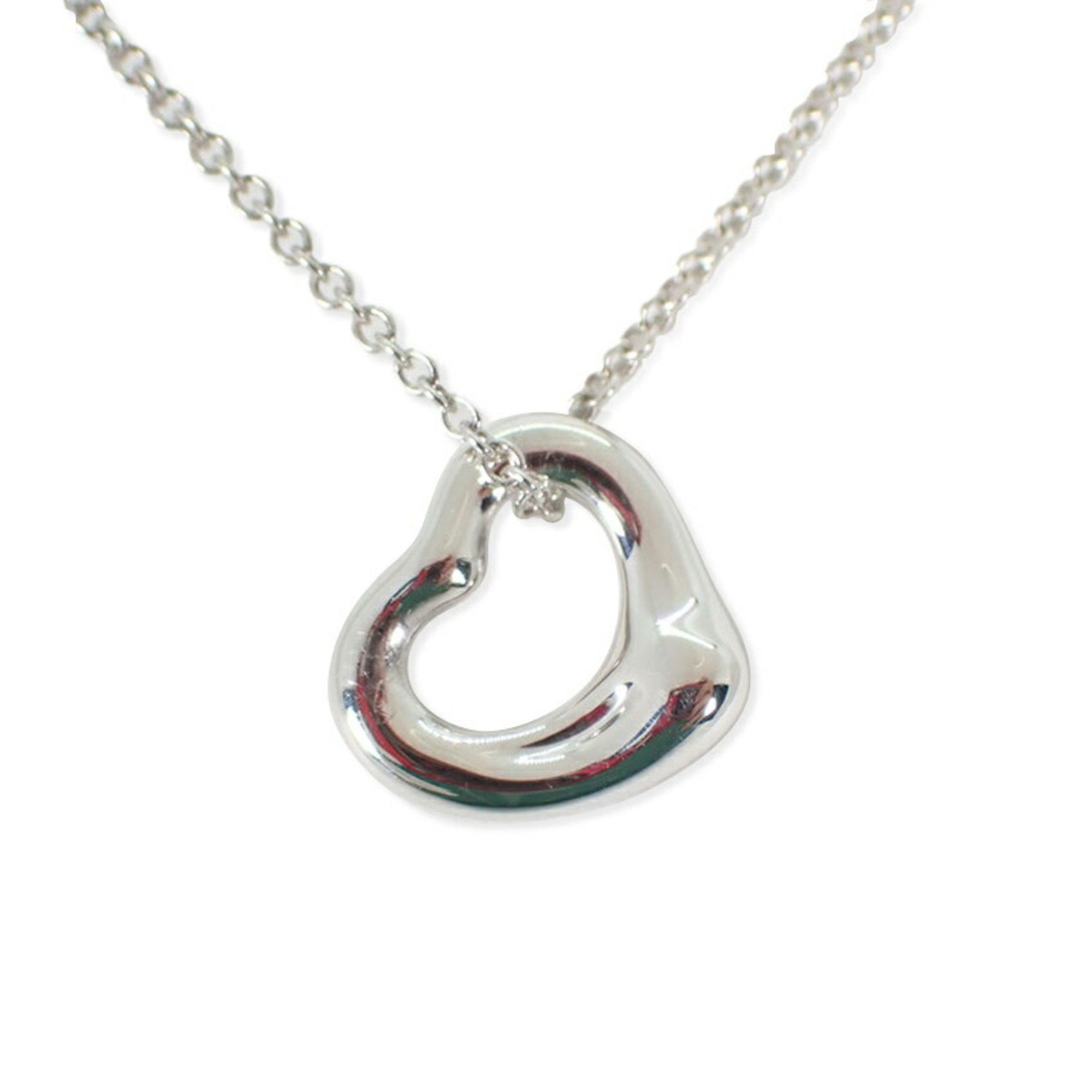 Tiffany & Co. TIFFANY Ag925 Heart Pendant Necklace j79-3 Size ONE SIZE - 1 Thumbnail