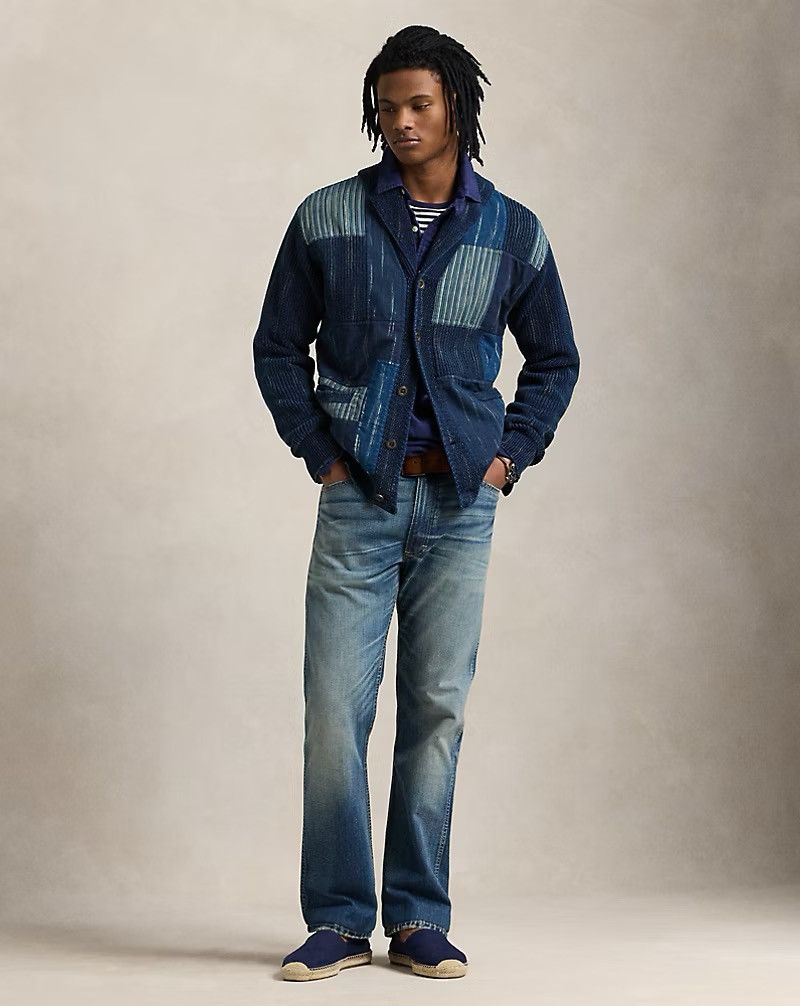 Polo Ralph Lauren Polo Ralph Lauren Heritage Rider Bootcut Jean Blue 33/32 Size US 33 - 1 Thumbnail
