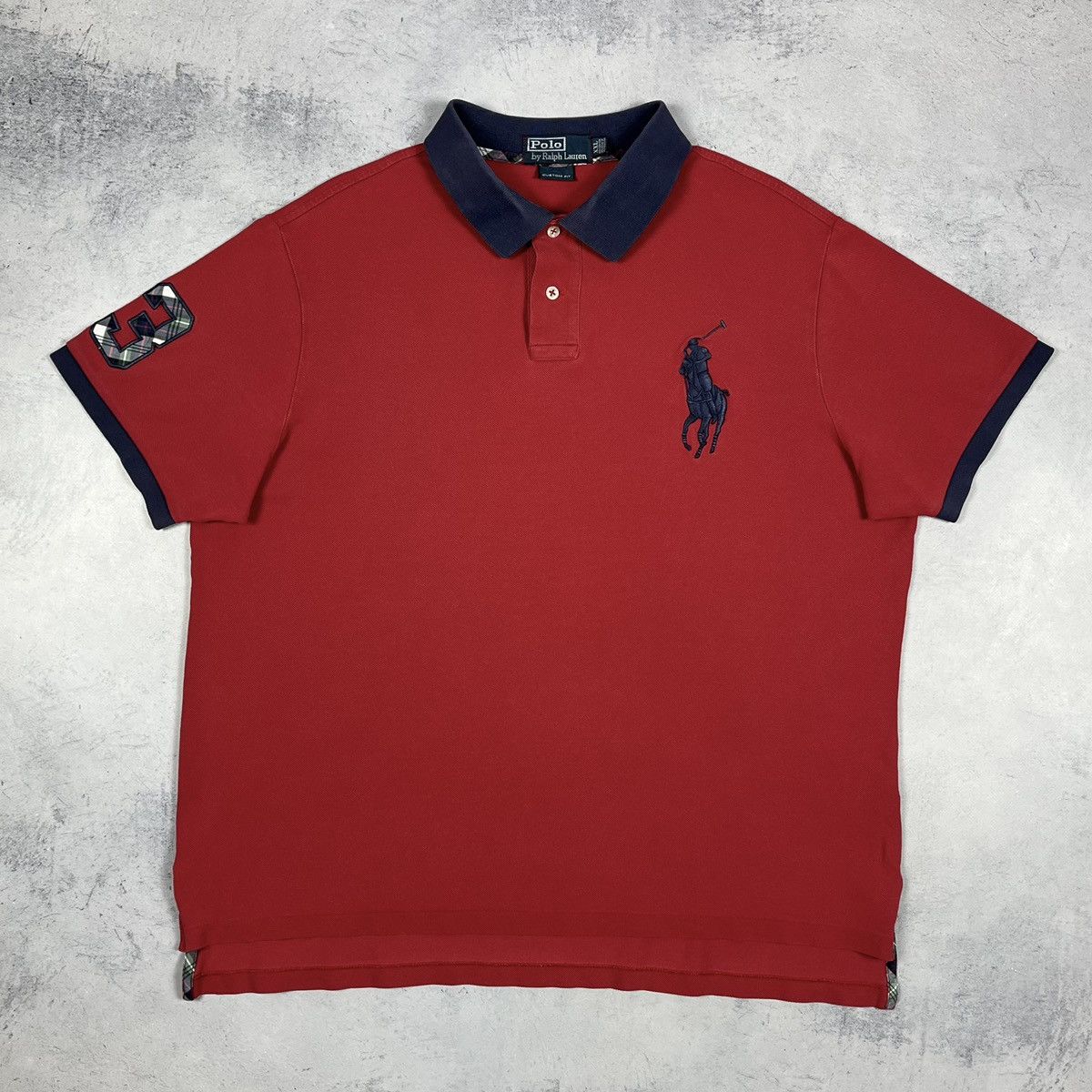 Polo Ralph Lauren Vintage Polo Ralph Lauren 3 Big Logo rugby Polo Shirt 00’s Size US XL / EU 56 / 4 - 2 Thumbnail