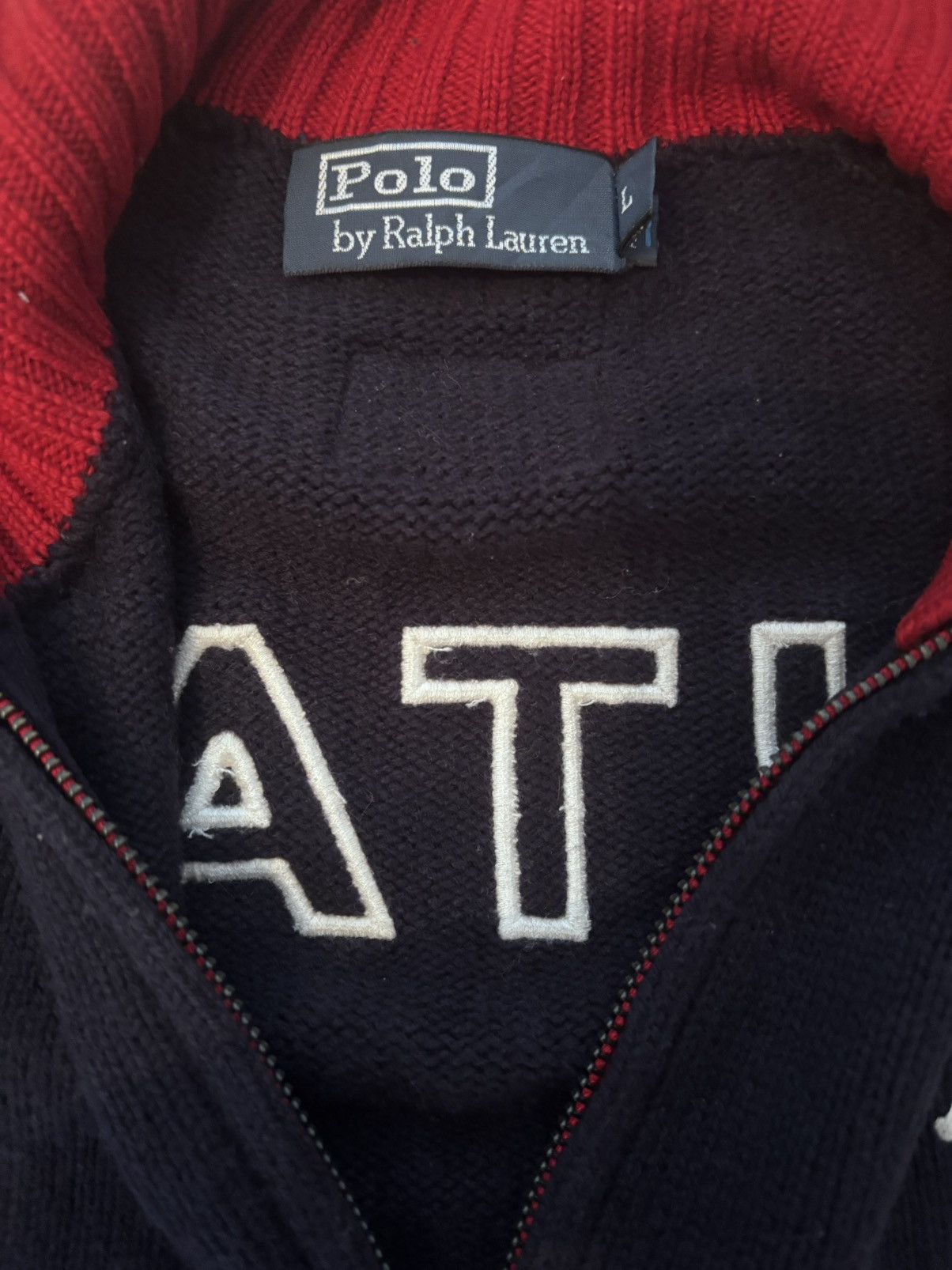 Polo Ralph Lauren Original Vintage Polo Ralph Lauren Chief Keef Britain Zipper Size US L / EU 52-54 / 3 - 4 Thumbnail