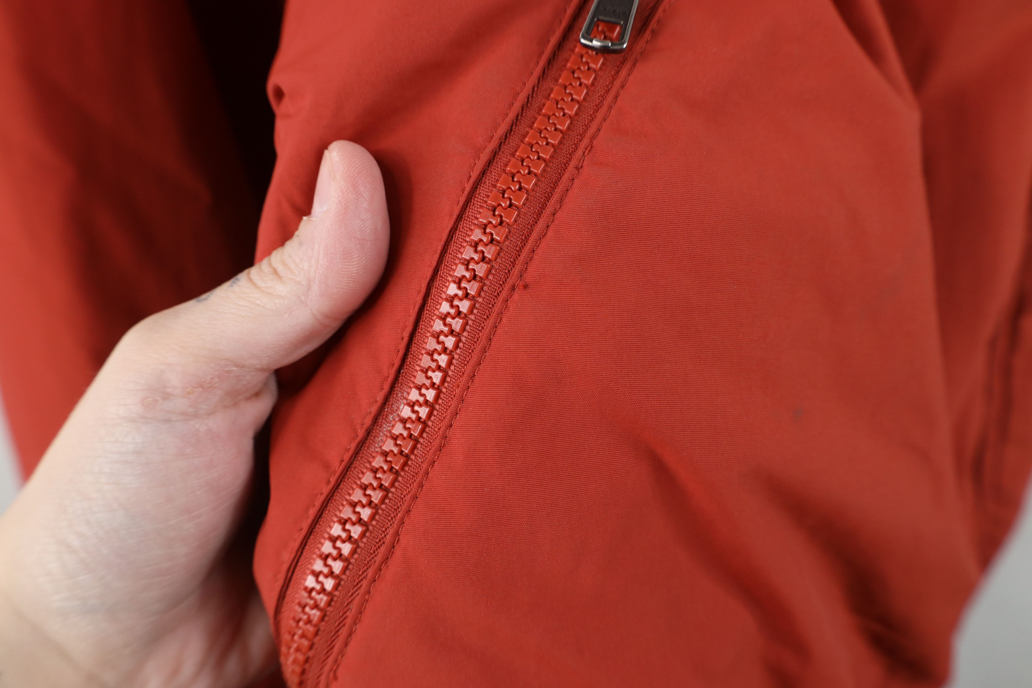 L.L. Bean Vintage LL Bean Fleece Lined Full Zip Bomber Jacket Orange Size US L / EU 52-54 / 3 - 6 Thumbnail