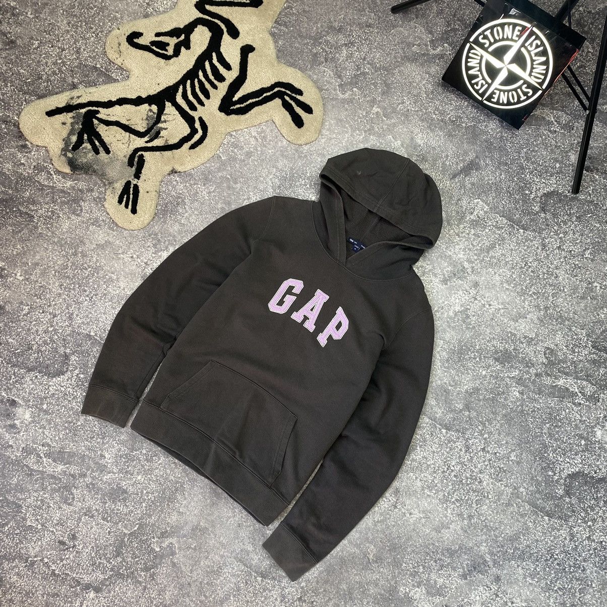 Gap Vintage Gap Big Logo Hype Brown colour women’s hoodie Size M / US 6-8 / IT 42-44 - 2 Thumbnail