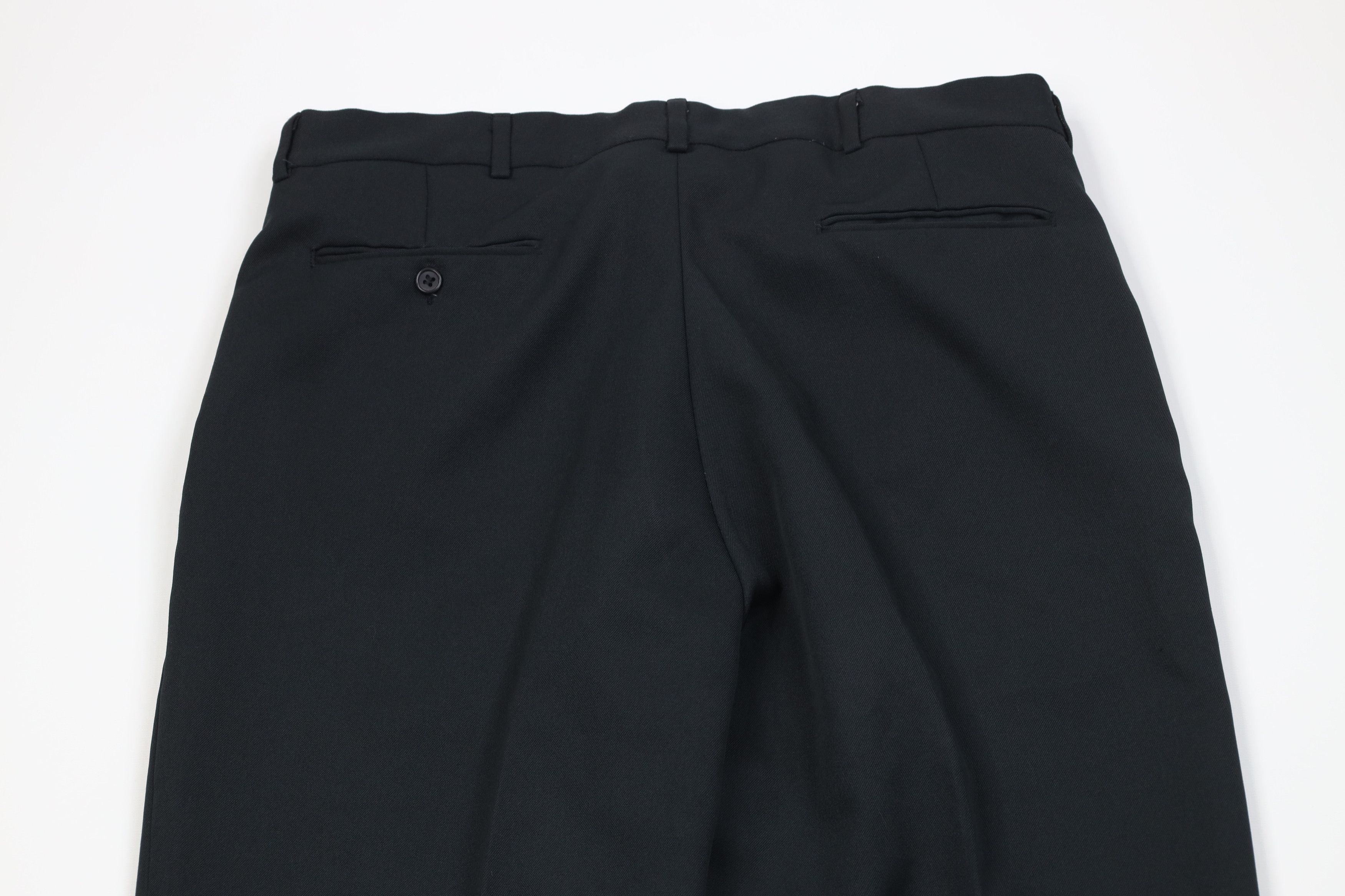 Vintage Vintage 70s Streetwear Flared Wide Leg Chino Pants Black USA Size US 38 / EU 54 - 11 Thumbnail