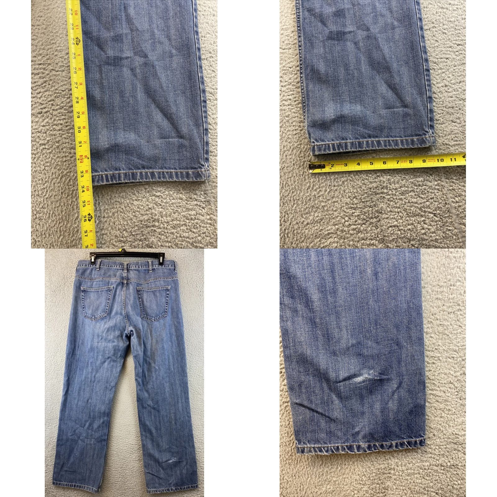 Old Navy Old Navy Jeans Mens 38 x 34 Blue Boot Cut 100% Cotton Casual Denim Pants /79-49 Size US 38 / EU 54 - 8 Thumbnail