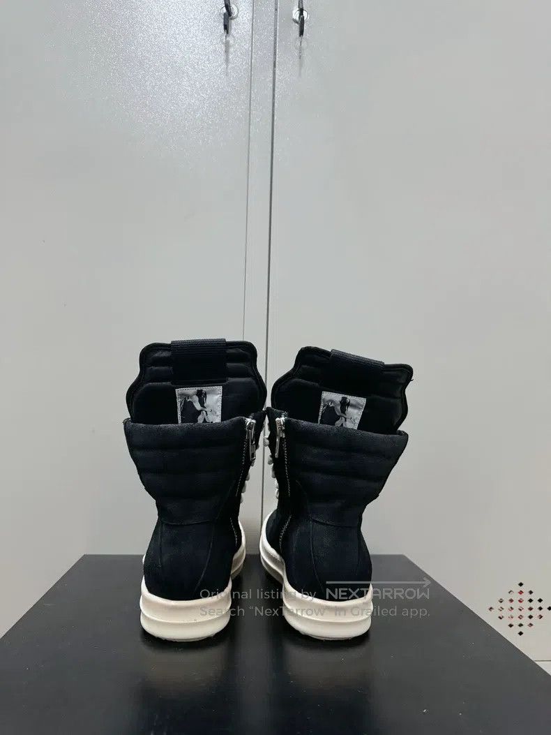 Rick Owens Rick Owens Mainline pure black suede inverted triangle Size US 7 / IT 37 - 8 Thumbnail