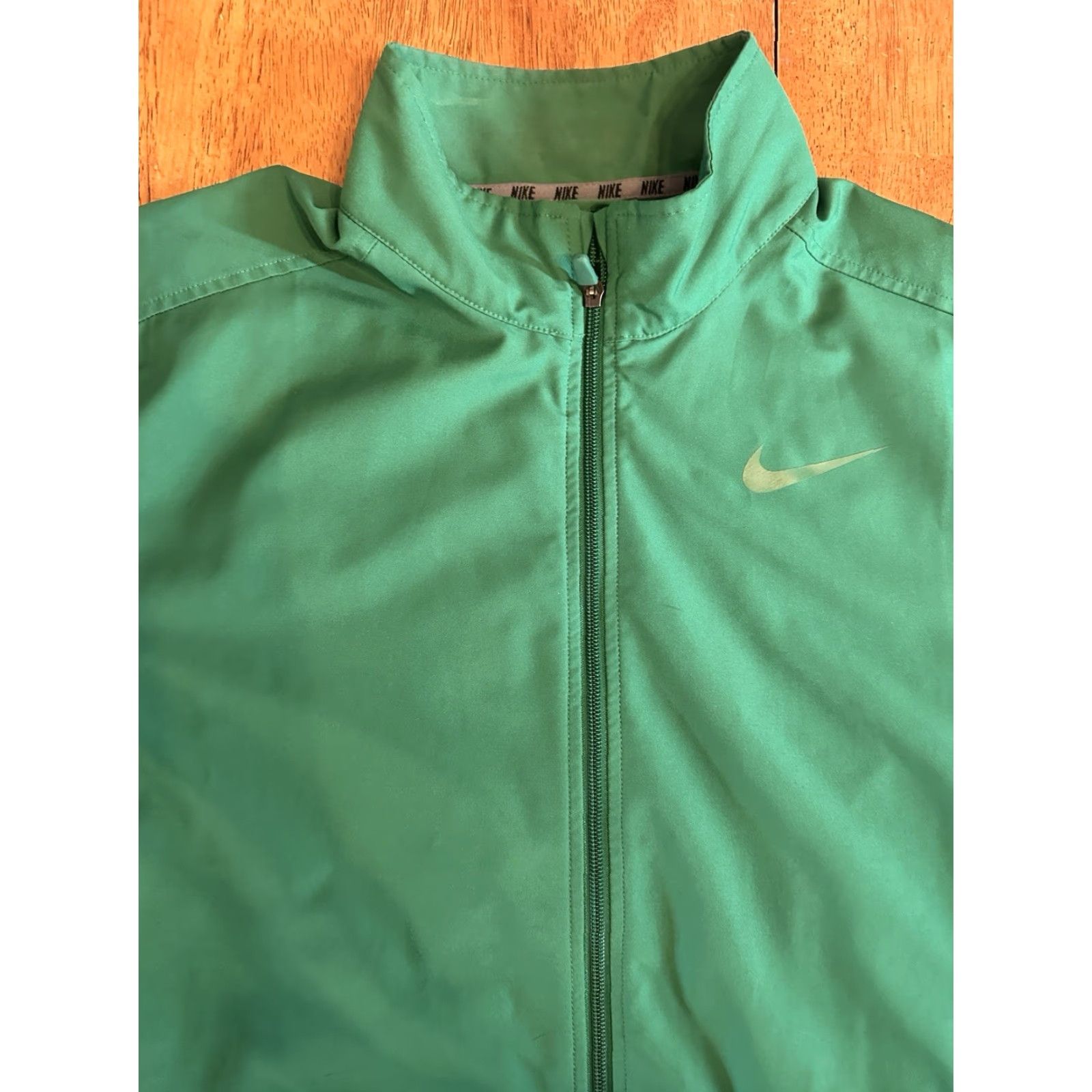 Nike Nike Dri-Fit Track Jacket Green XL Full Zip Performance Men Jacket Size US XL / EU 56 / 4 - 2 Thumbnail