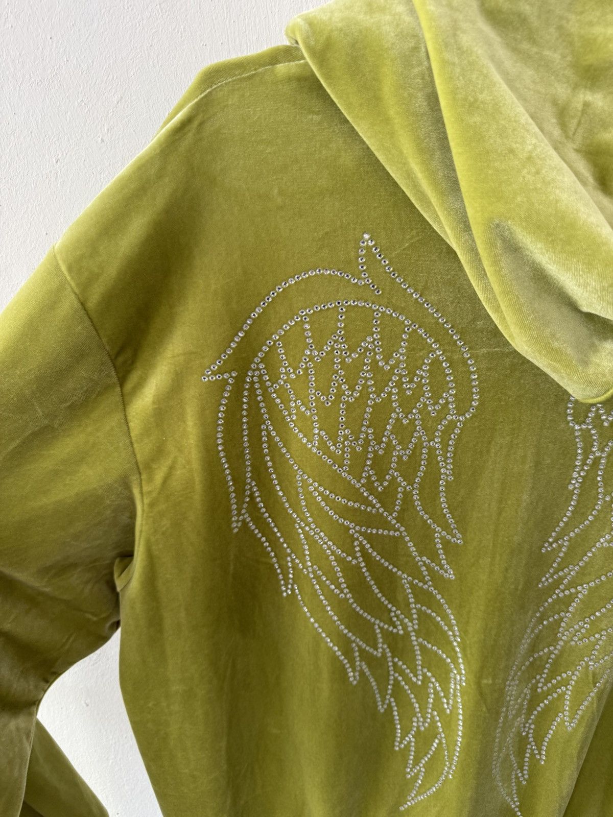I.AM.GIA I am gia hoodie jacket rhinestone embroided velvet y2k Size S / US 4 / IT 40 - 2 Thumbnail