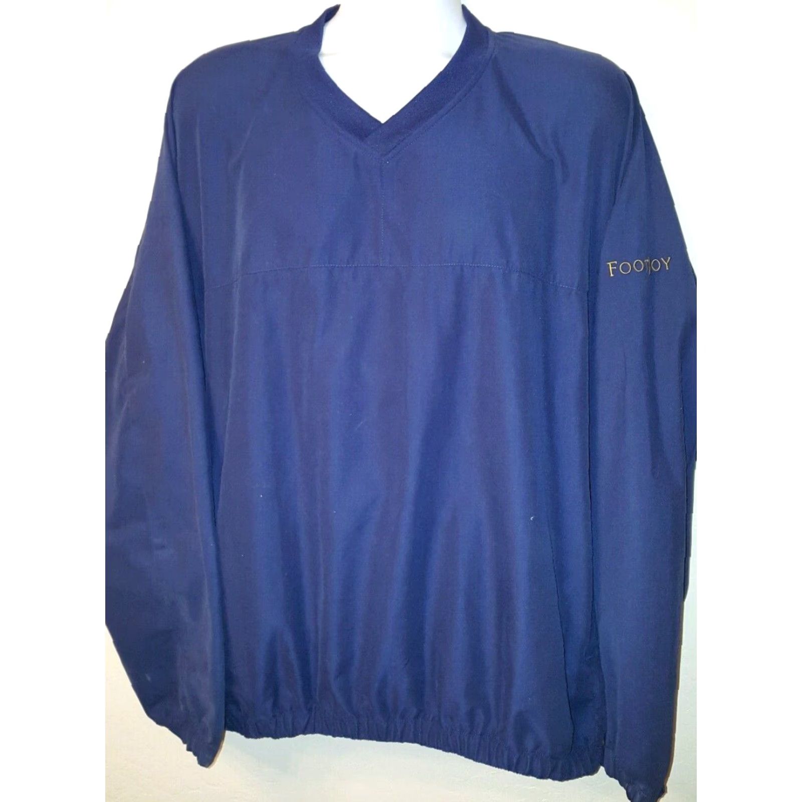 Footjoy Footjoy Mens Jacket Blue L Pullover Golf FJ Windbreaker V Neck L Size US L / EU 52-54 / 3 - 2 Thumbnail