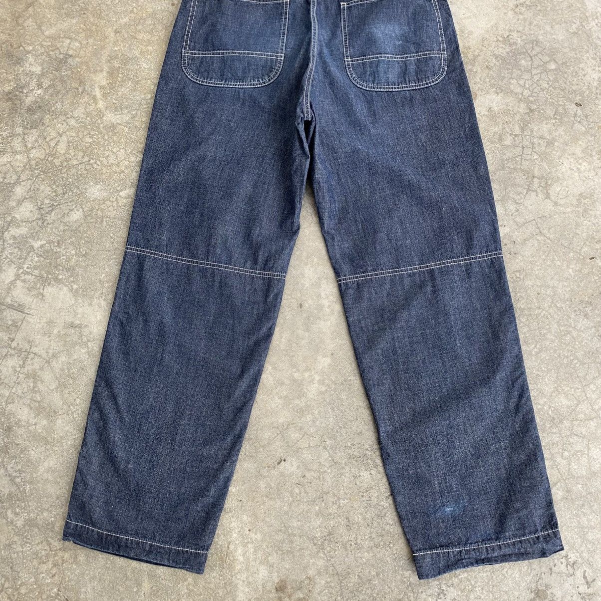 Comme des Garcons Homme SS09 CdGH Lined Panelled Light Weight Wide Denim Jeans Size US 34 / EU 50 - 10 Thumbnail