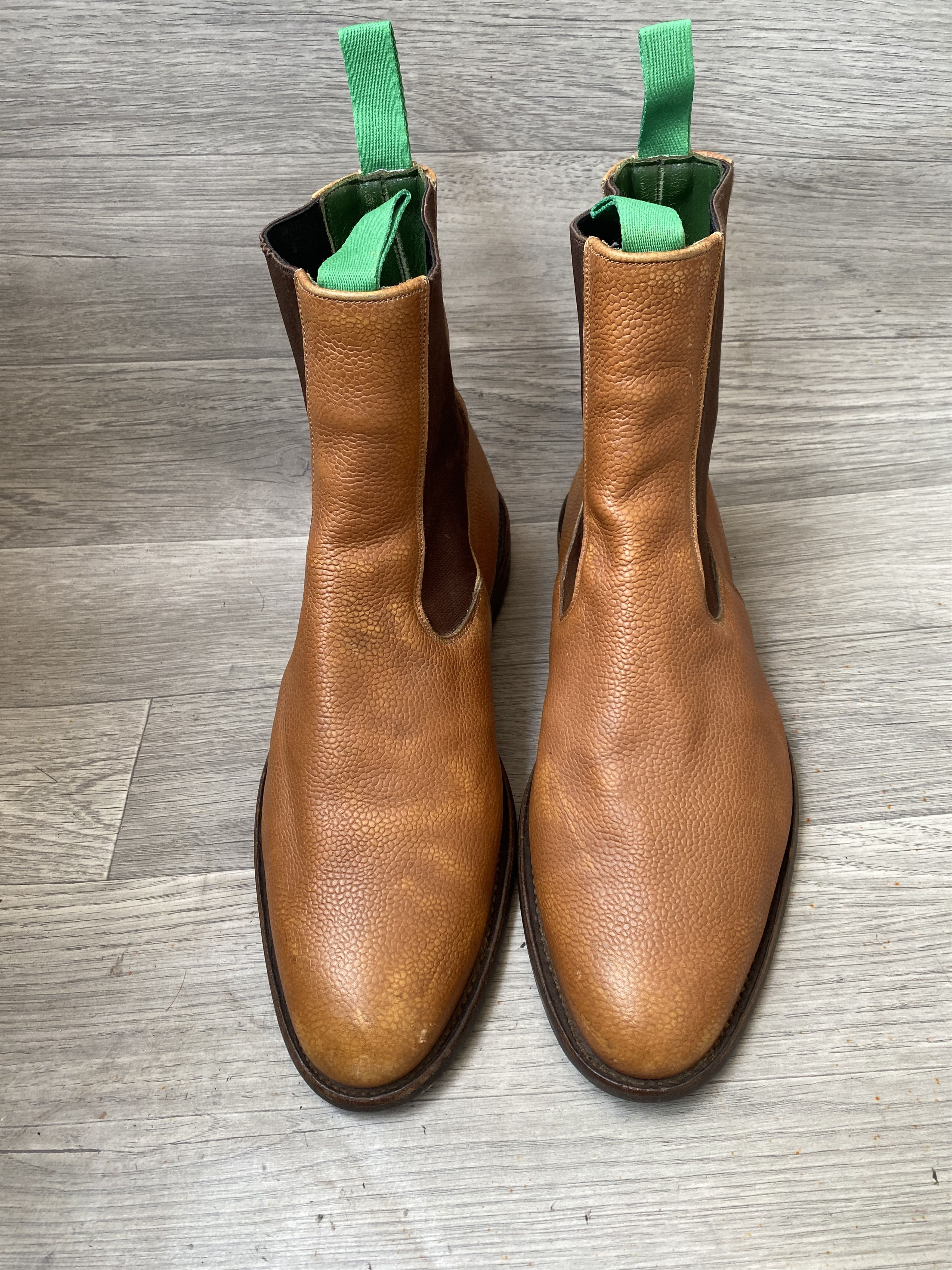 Tricker's Trickers brown pebble grain chelsea boots uk 9 Size US 10 / EU 43 - 3 Thumbnail
