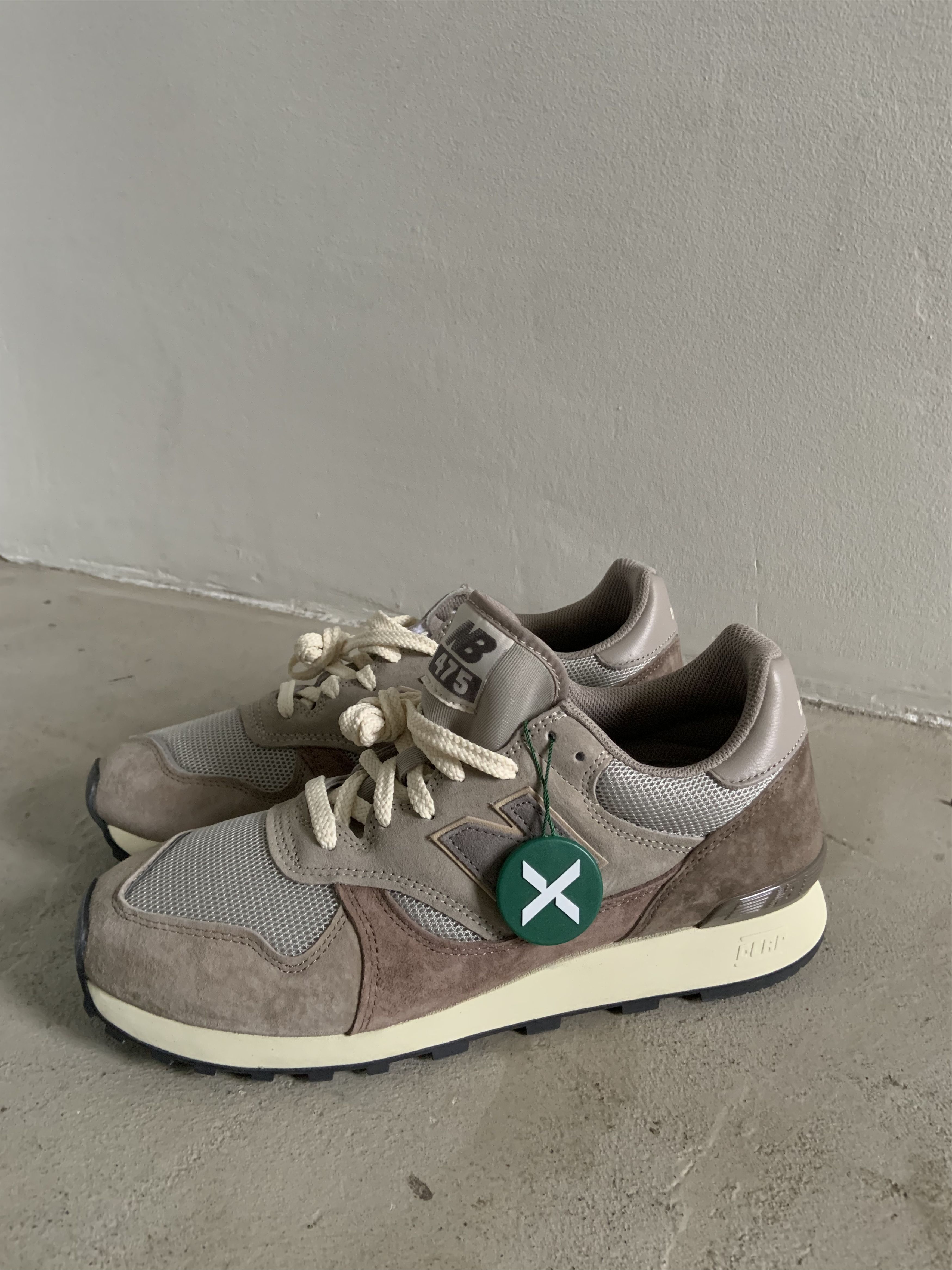 Auralee US 11 New Balance 475 London Fog Taupe Grey Size US 11 / EU 44 - 15 Thumbnail