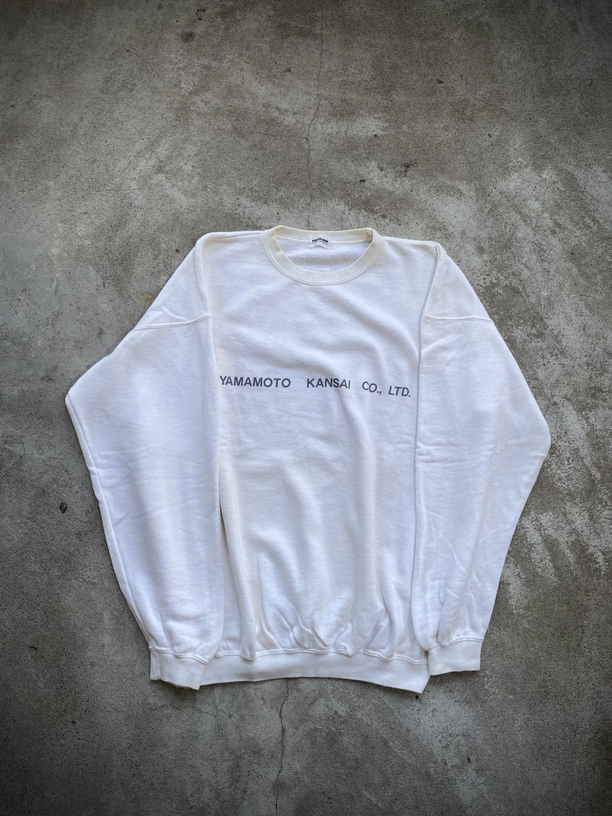 Kansai Yamamoto KANSAI MAN YAMAMOTO POEM BOXY SWEATSHIRT Size US M / EU 48-50 / 2 - 3 Thumbnail