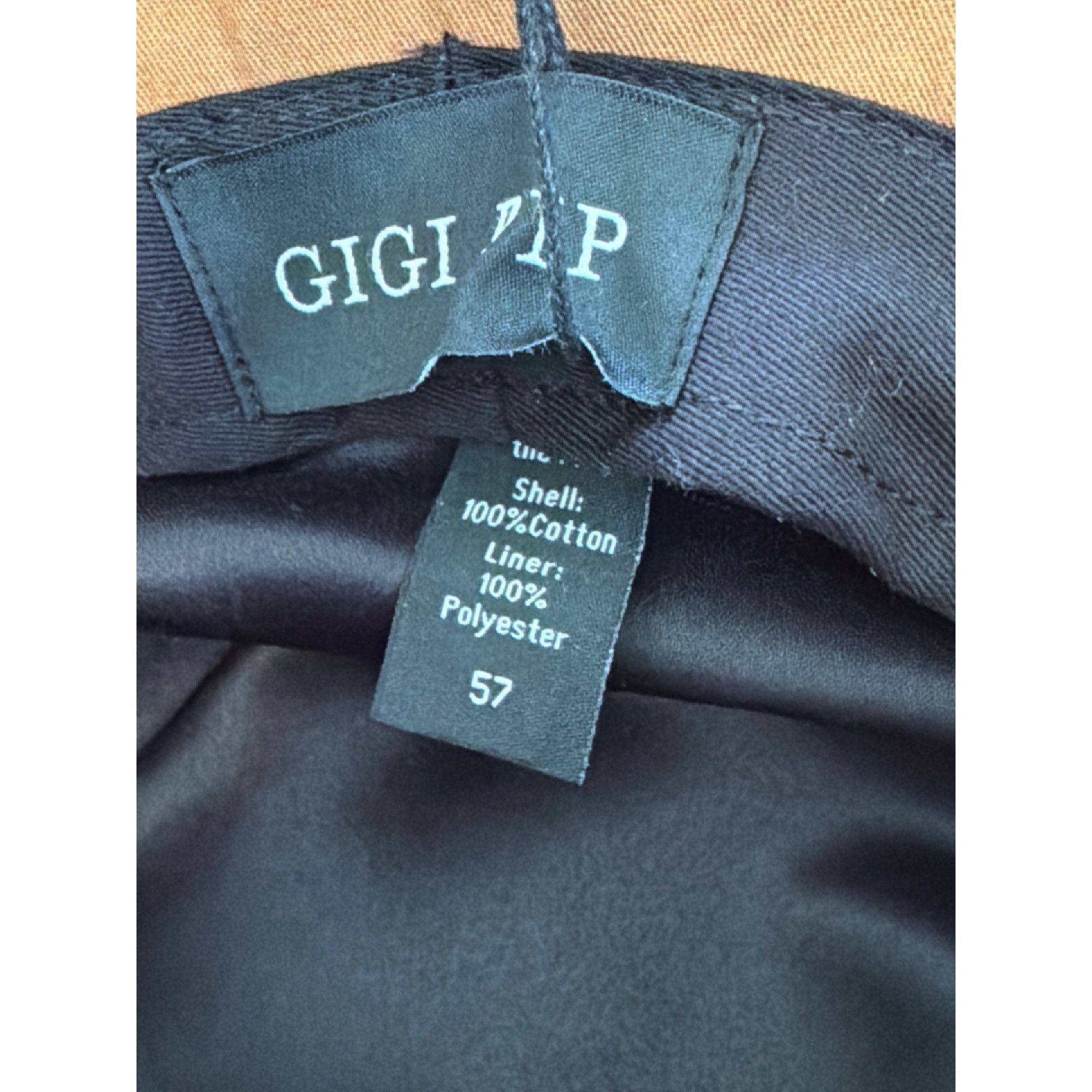 Other NWT Gigi Pip Brown Rylee Bucket Hat S/M 57 MSRP$64.00 Size ONE SIZE - 7 Thumbnail