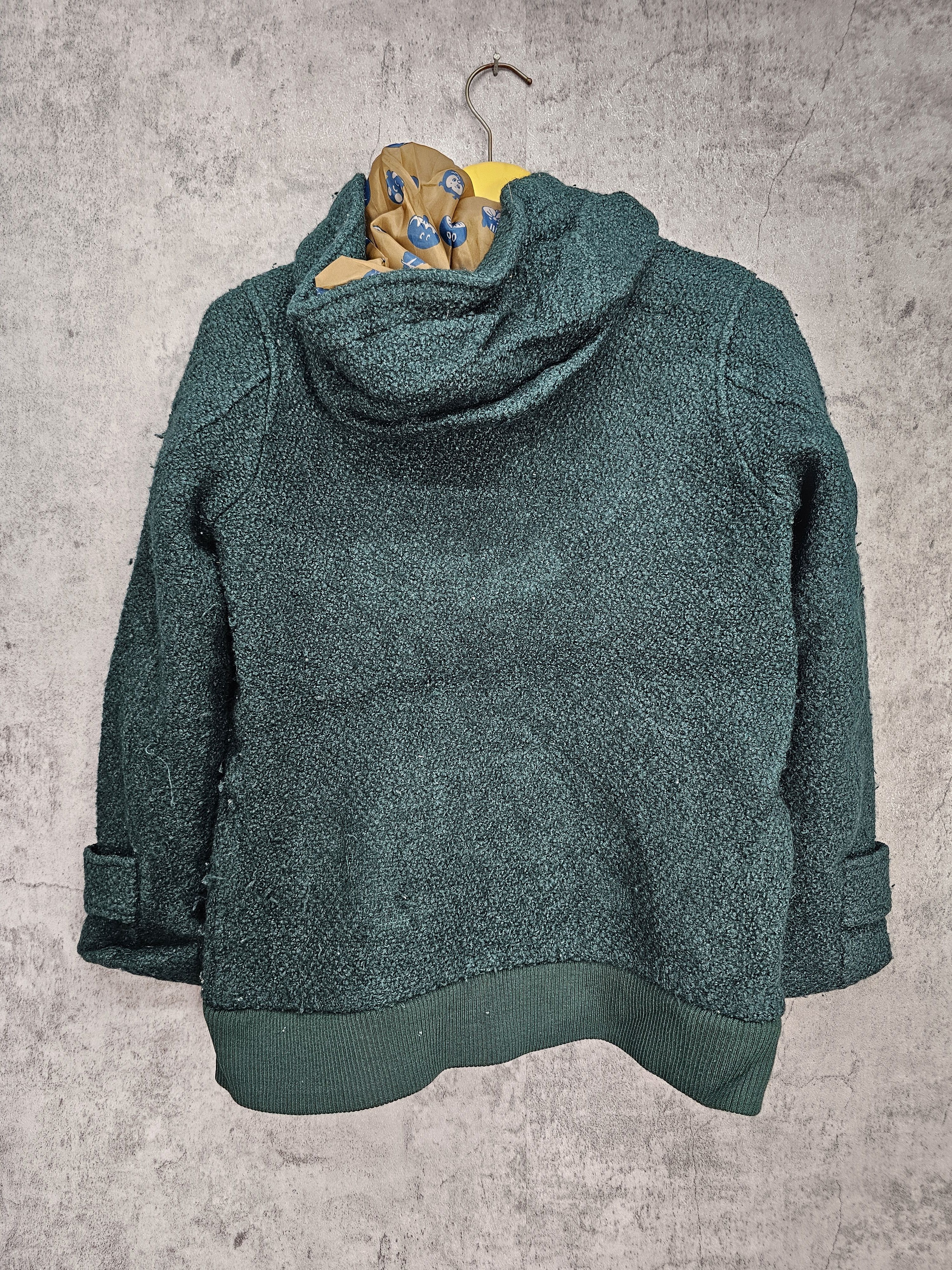 Ne-Net Vintage NE-NET Green Duffel Jacket J0068 Size XXS / US 00 / IT 34 - 2 Thumbnail