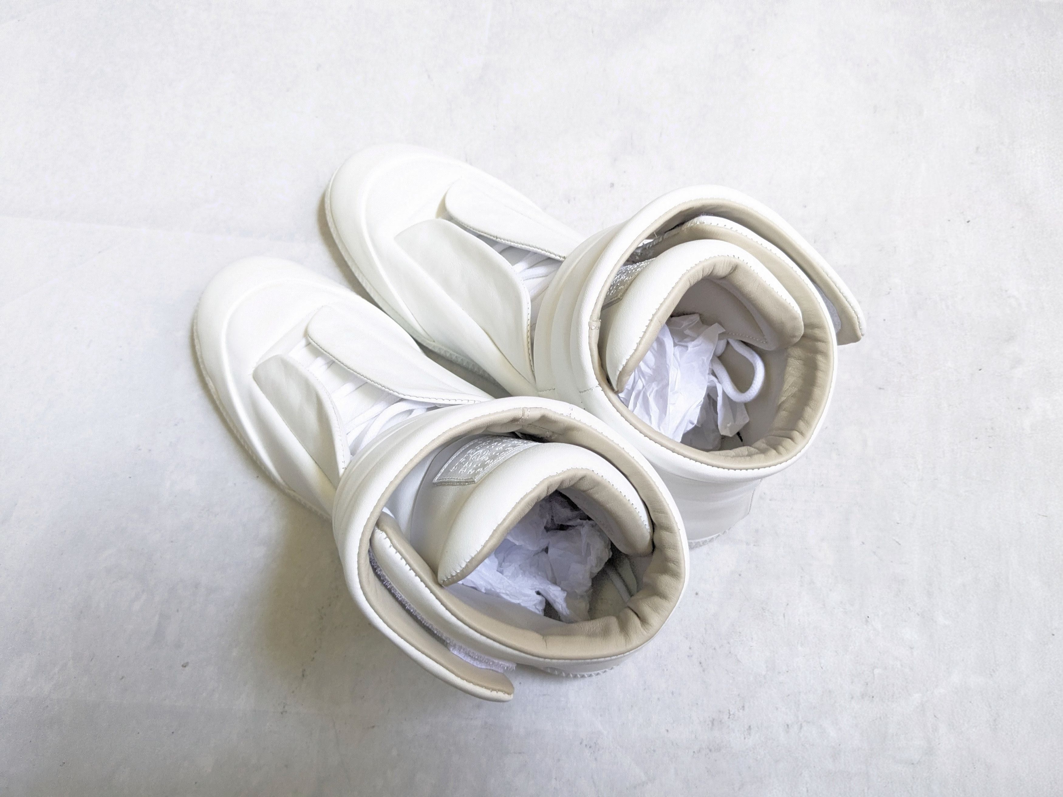 Maison Margiela Maison Margiela Future White 9 42 High Tops Leather Size US 9 / EU 42 - 16 Thumbnail