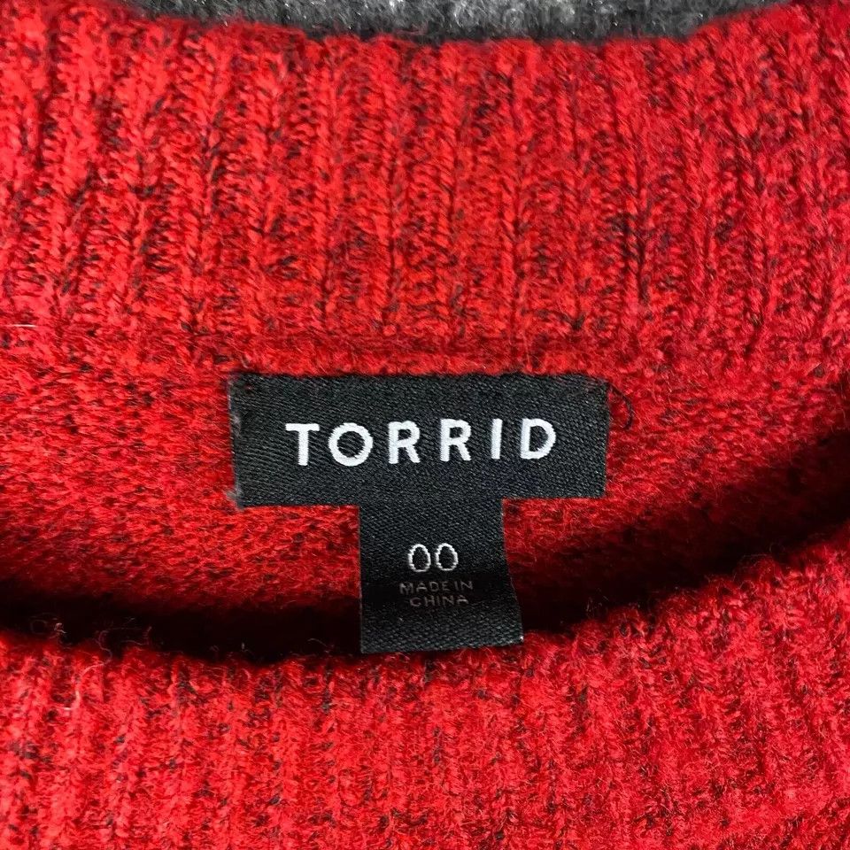 Torrid Torrid Sweater Women's Size 00 Pullover Knit Polyester Blend Size XXS / US 00 / IT 34 - 3 Thumbnail