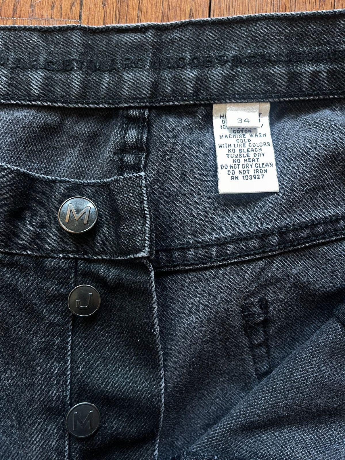 Marc Jacobs Waxy denim pants Size US 34 / EU 50 - 4 Thumbnail