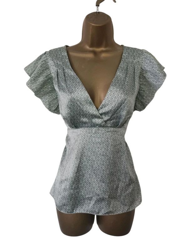 Vintage Vintage V-neck top Size M / US 6-8 / IT 42-44 - 1 Thumbnail