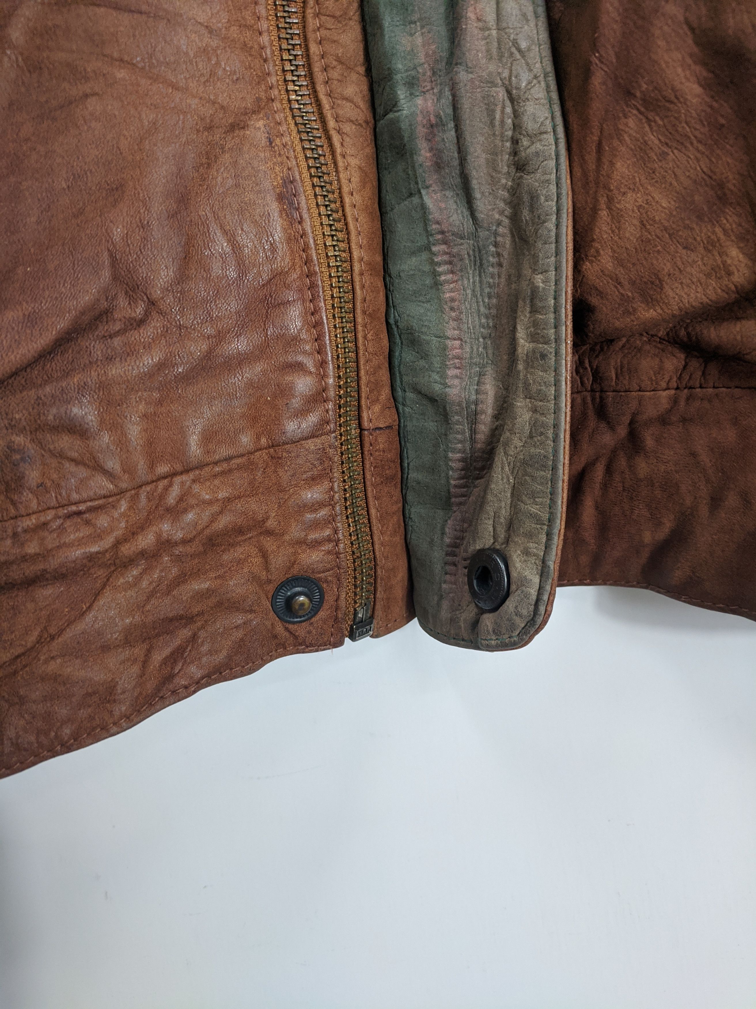 Vintage Vintage 80s Studio 7036 Leather Jacket J0347 Size US M / EU 48-50 / 2 - 12 Thumbnail