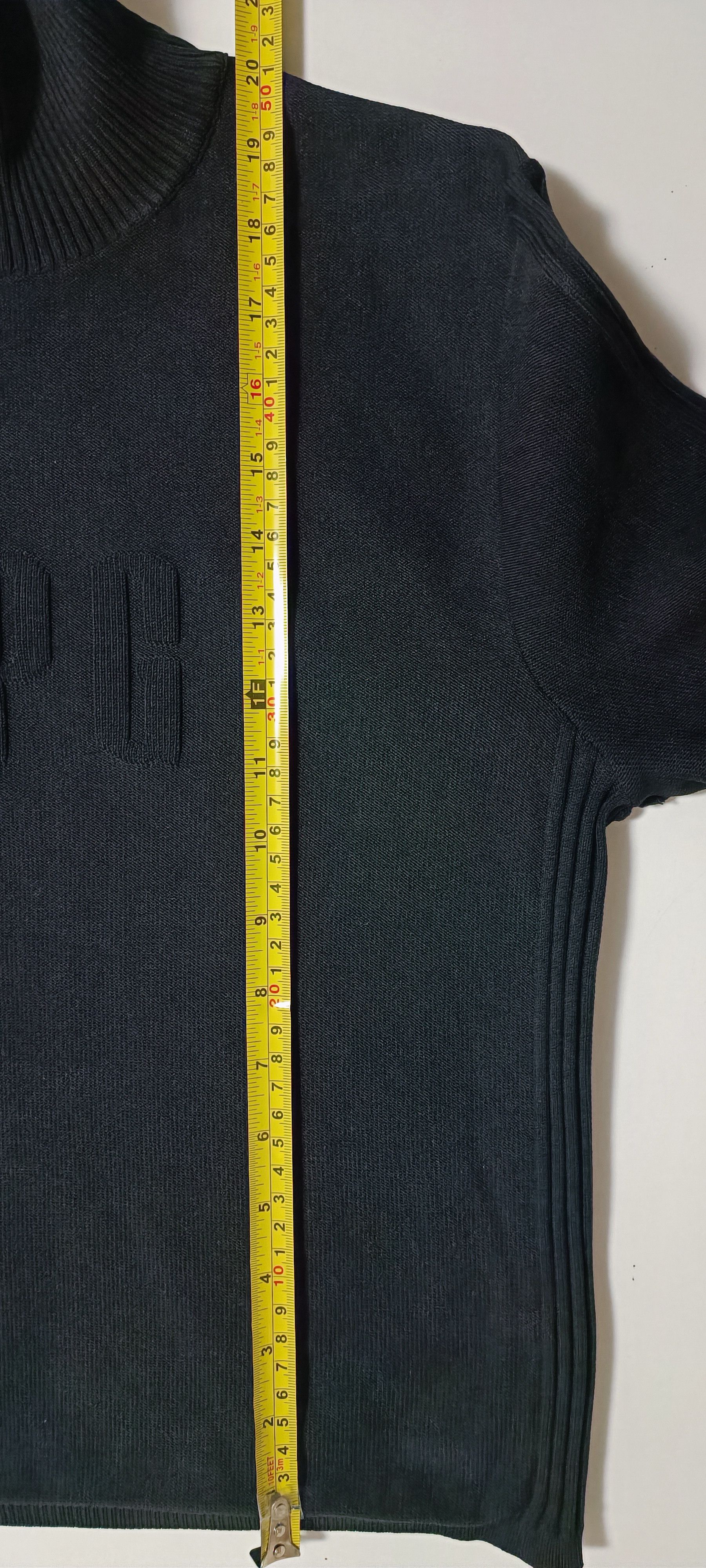 Jean Paul Gaultier 90's - Nylon knit JPG high-neck sweater Size M / US 6-8 / IT 42-44 - 17 Thumbnail