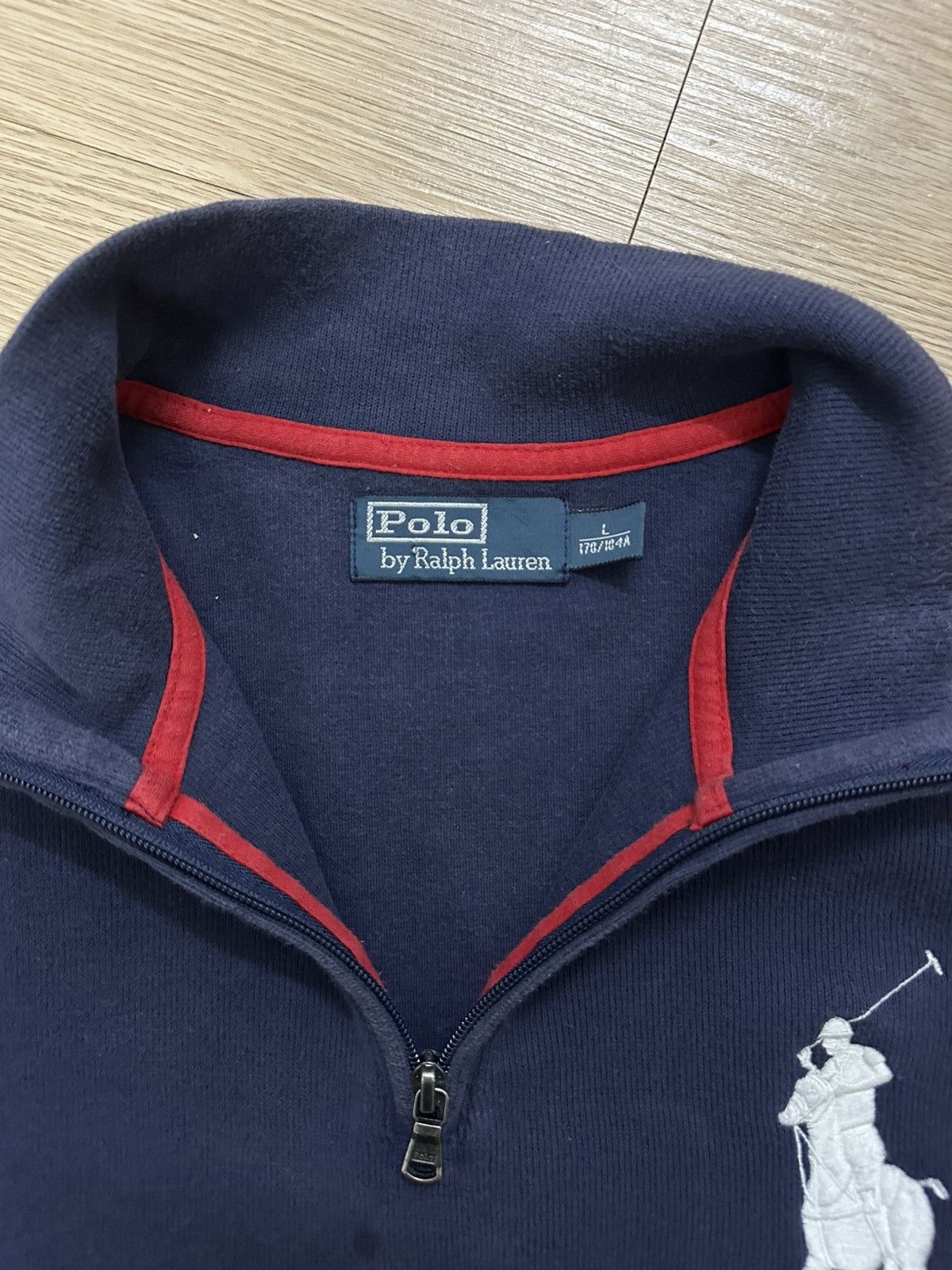 Beauty Beast × Polo Ralph Lauren × Vintage Vintage 90s Polo Ralph Lauren Snowboard Patches Half Zipper Size US L / EU 52-54 / 3 - 8 Thumbnail