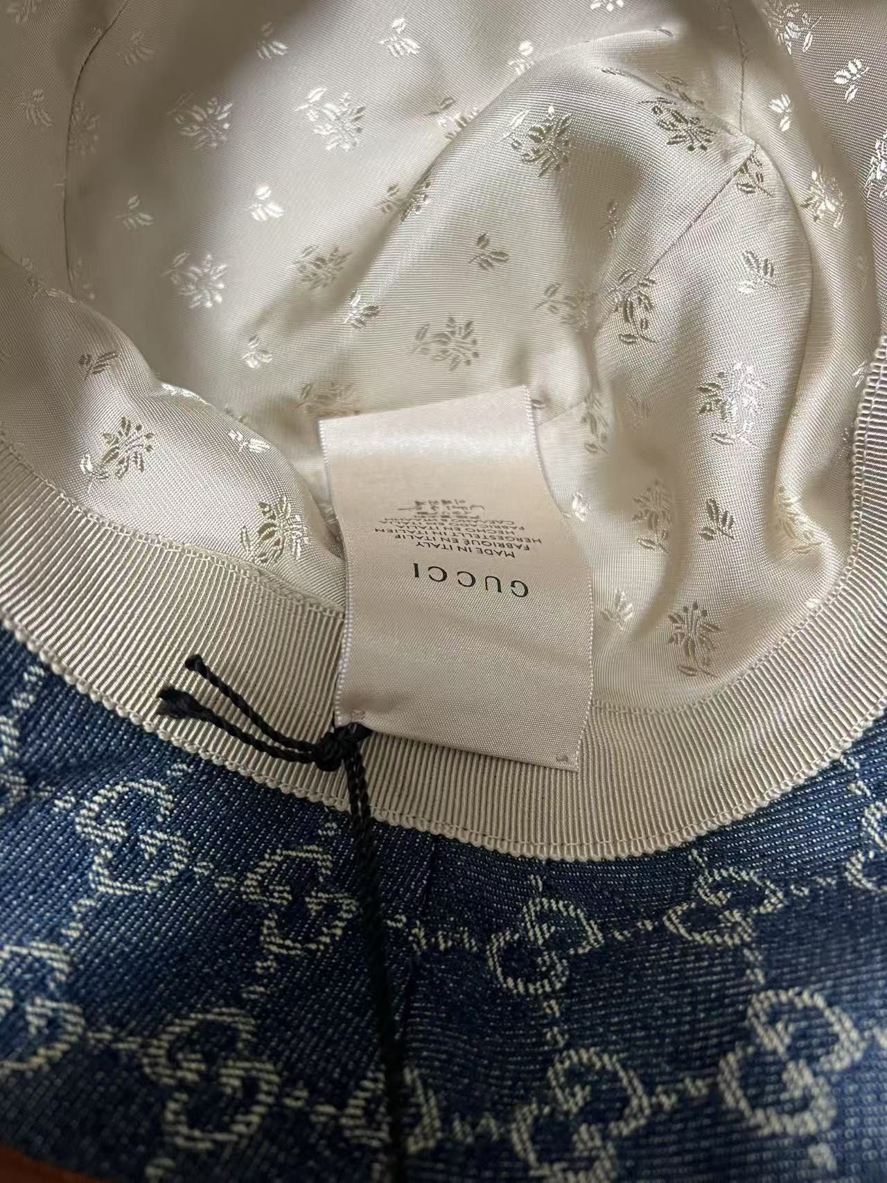 Gucci Gucci GG Denim Bucket Hat Size ONE SIZE - 9 Thumbnail