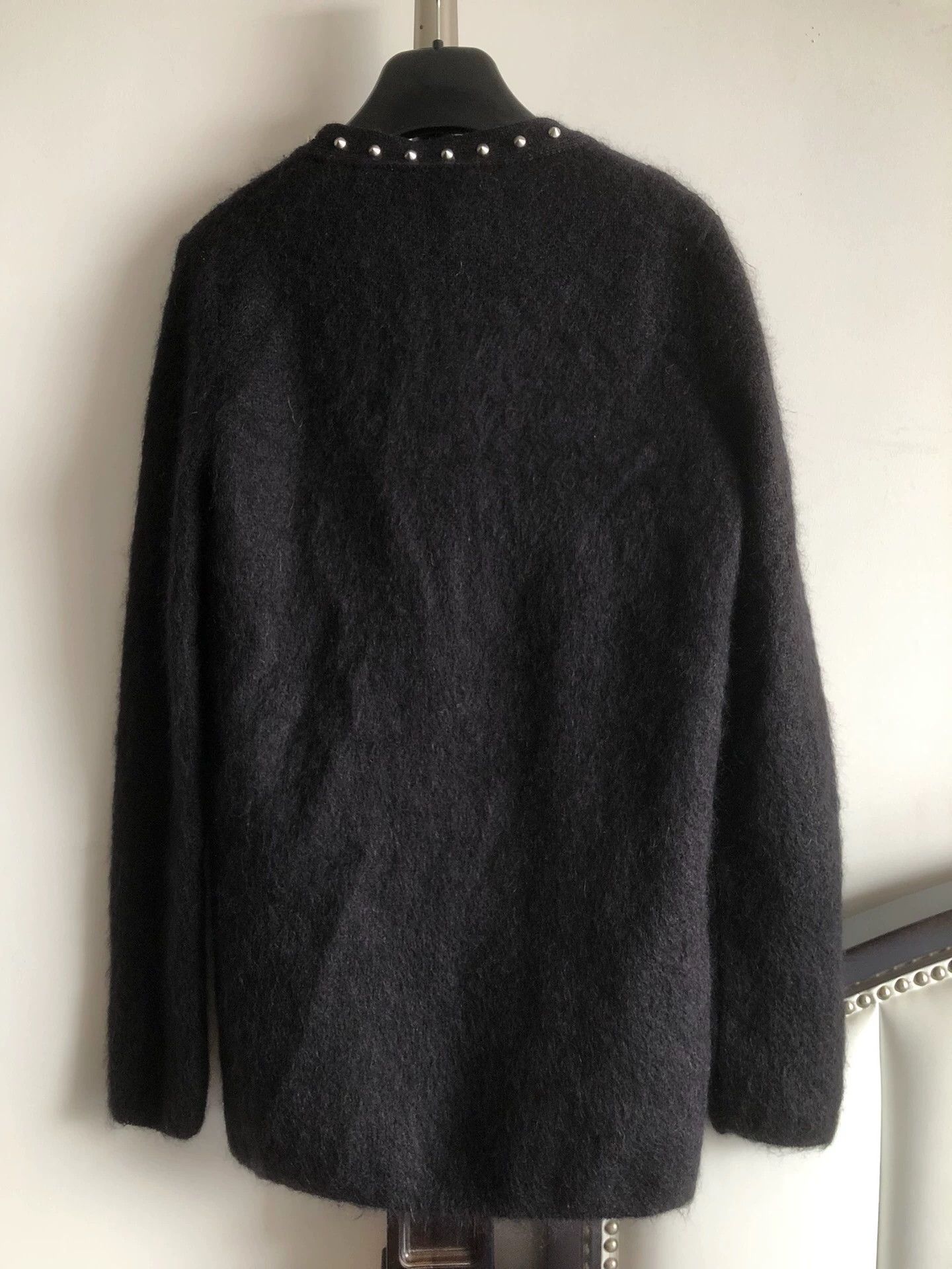 Saint Laurent Paris Saint Laurent 16ss Mohair Rivet Cardigan XS Size US XS / EU 42 / 0 - 2 Thumbnail