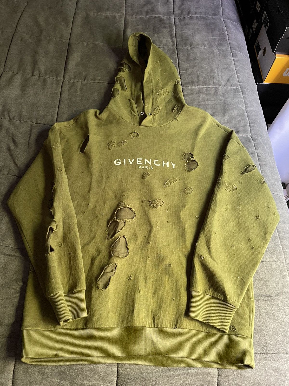 Givenchy green hoodie deals