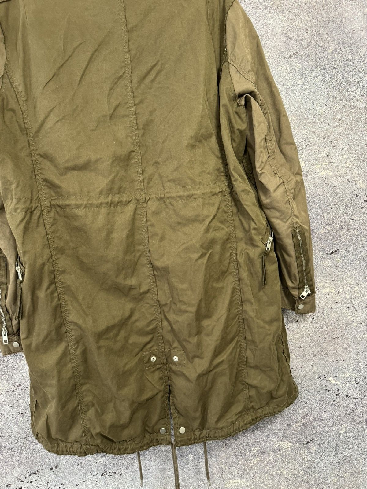 Allsaints All Saints Green Utility LOGAN Jacket/Parka Japanese Cloth M Size US M / EU 48-50 / 2 - 23 Thumbnail