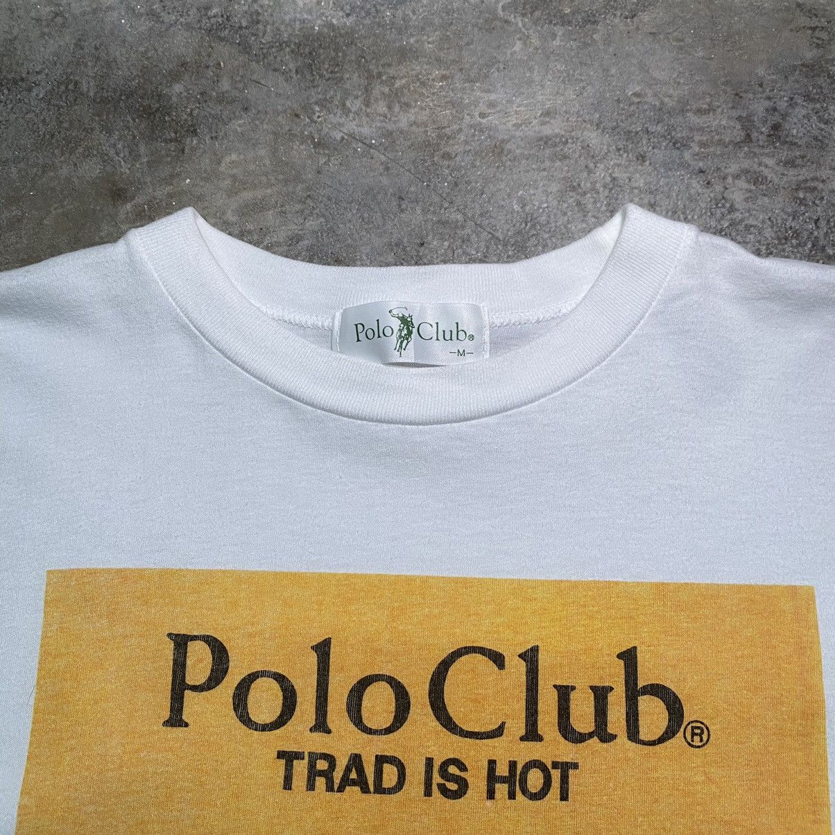 Polo Ralph Lauren × Vintage Vintage 90’s Polo Club Trad Is Hot T Shirt Size US M / EU 48-50 / 2 - 2 Thumbnail