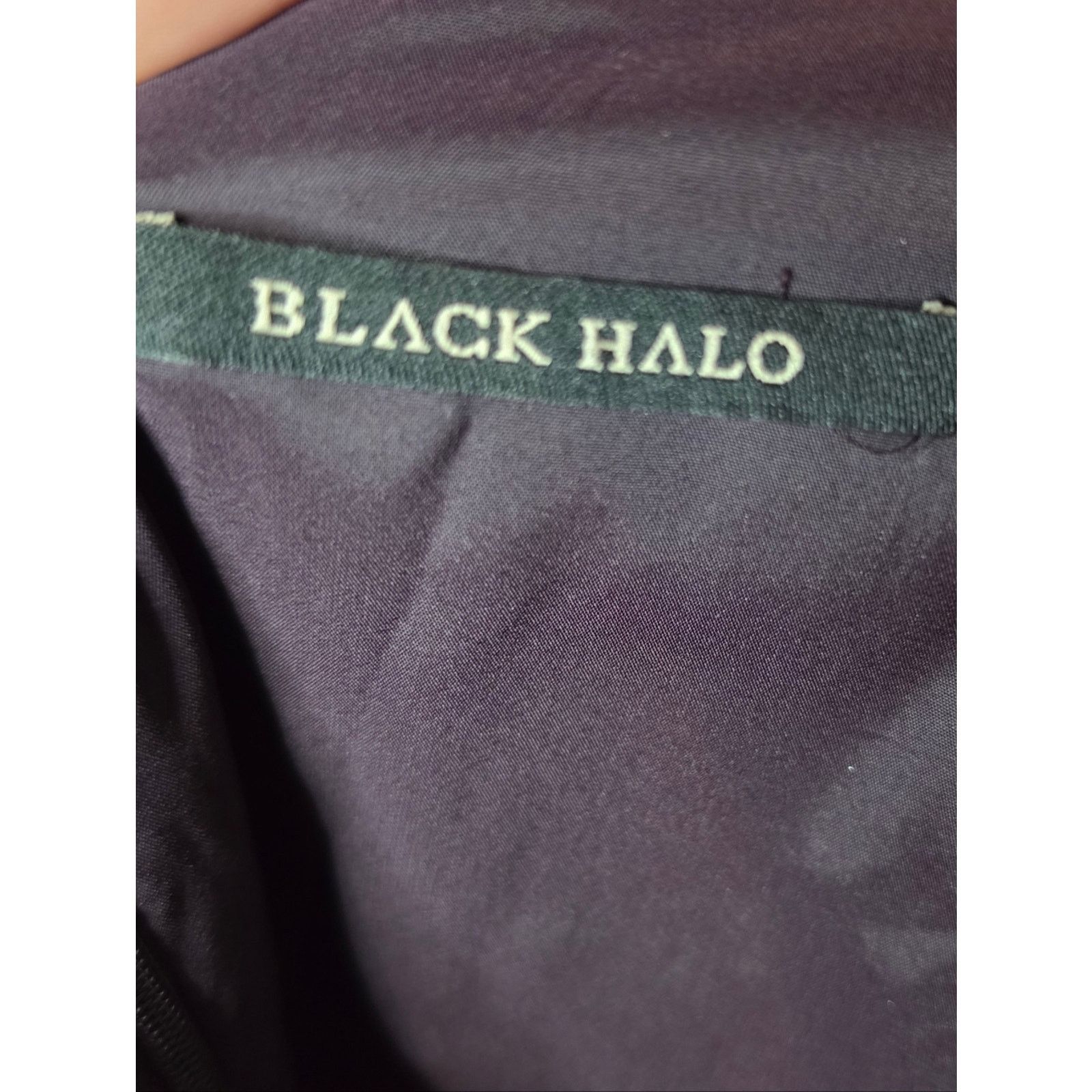 Black Halo Black Halo Metallic Gold Purple Sueded Jackie O Mini Dress 4 Size S / US 4 / IT 40 - 7 Thumbnail