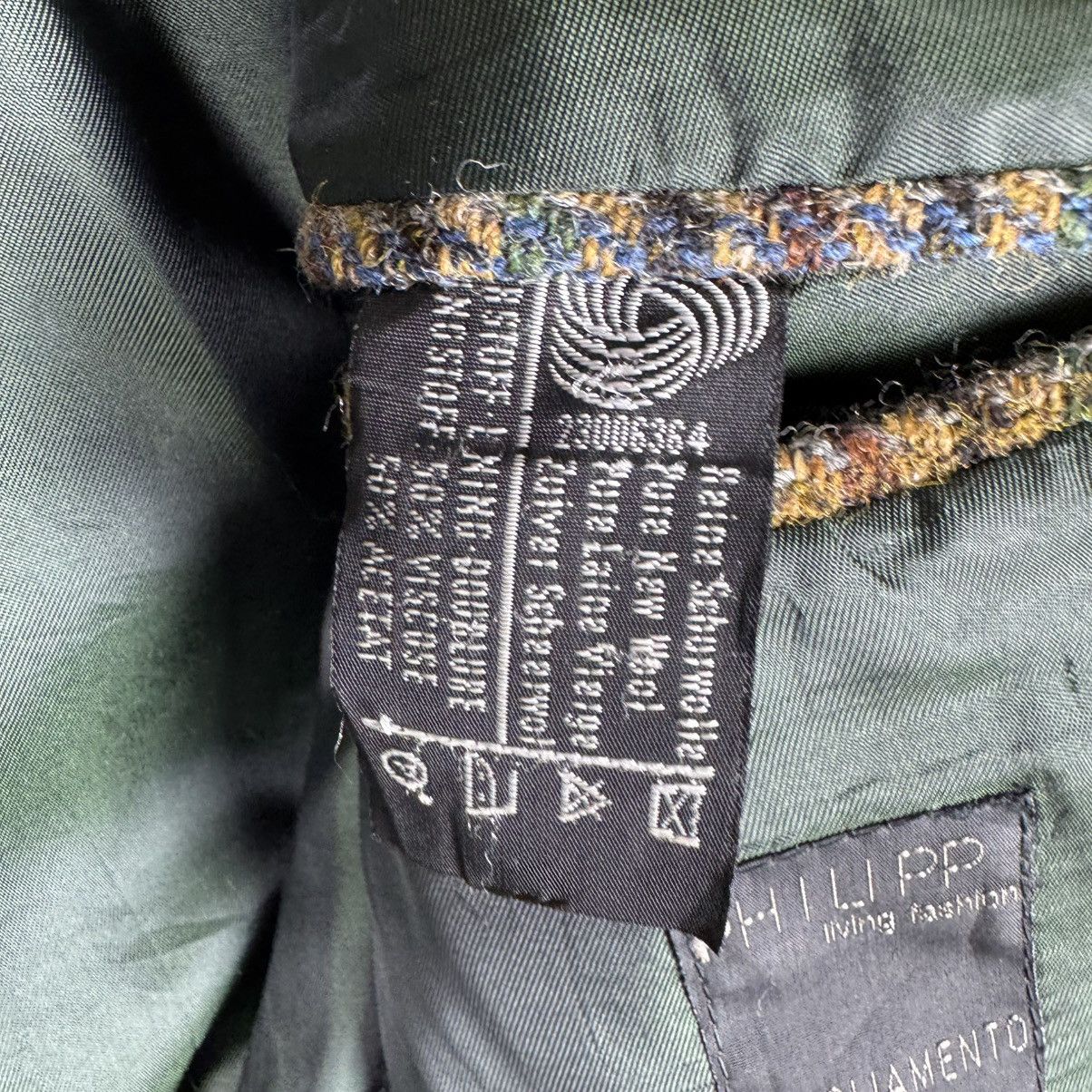 Harris Tweed 🌟HARRIS TWEED X PHILLIP HERRINGBONE BLAZER COAT Size US M / EU 48-50 / 2 - 11 Thumbnail