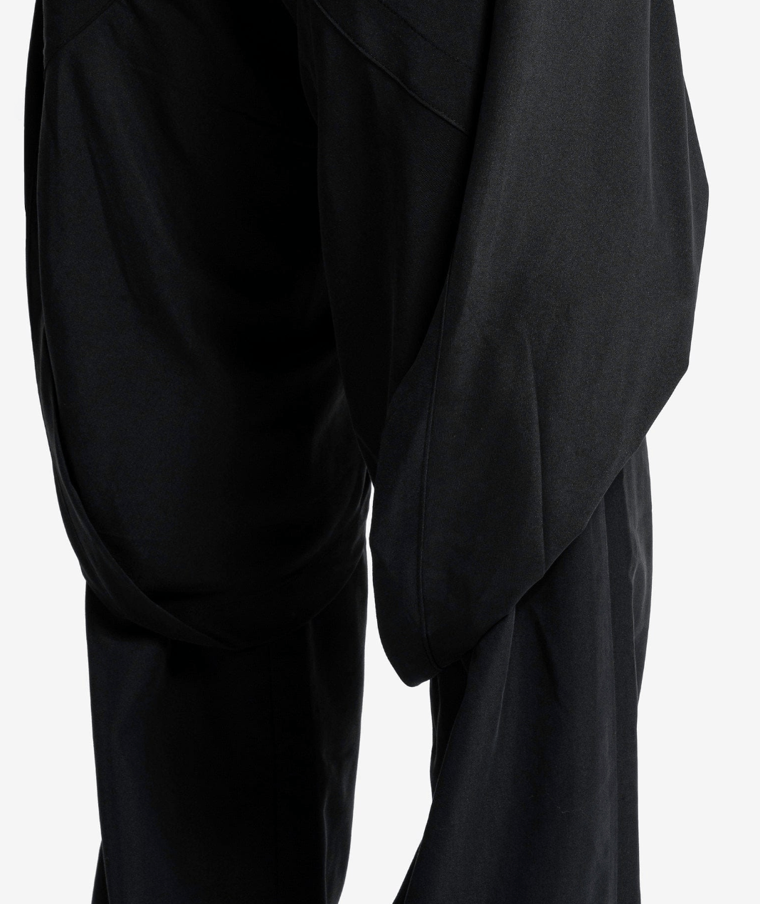 JiyongKim JiyongKim black draped layer trouser pants Size US 30 / EU 46 - 13 Thumbnail
